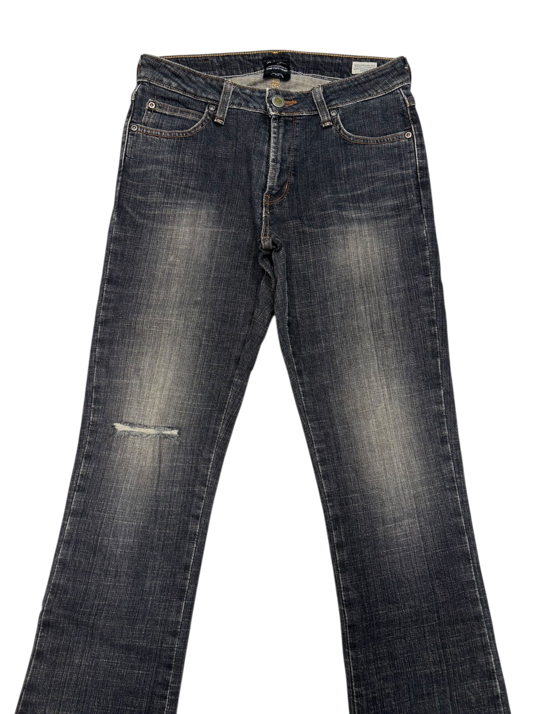 Edwin 💥 VIENUS JEANS EDWIN FLARED BOOTCUT DISTRESS DENIM JEANS Size 26" / US 2 / IT 38 - 5 Thumbnail