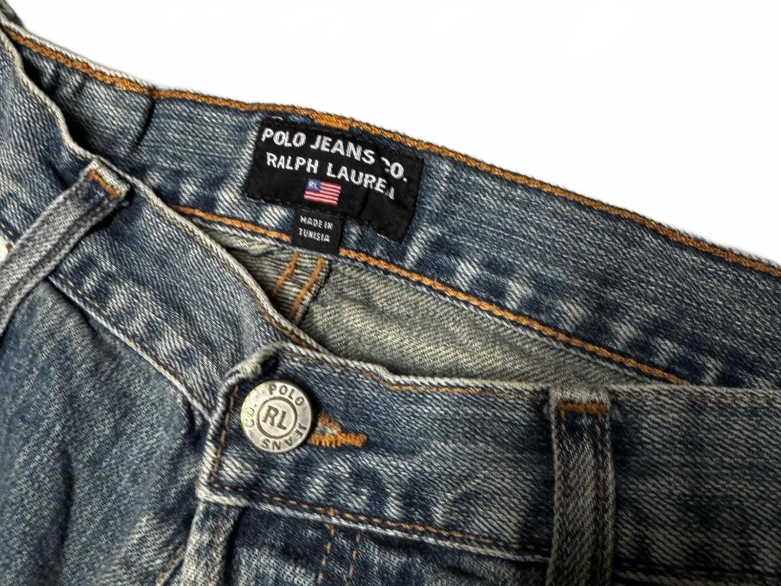 Designer Polo Jeans Co. Ralph Lauren Men's Distressed Denim Jeans Size US 30 / EU 46 - 3 Thumbnail