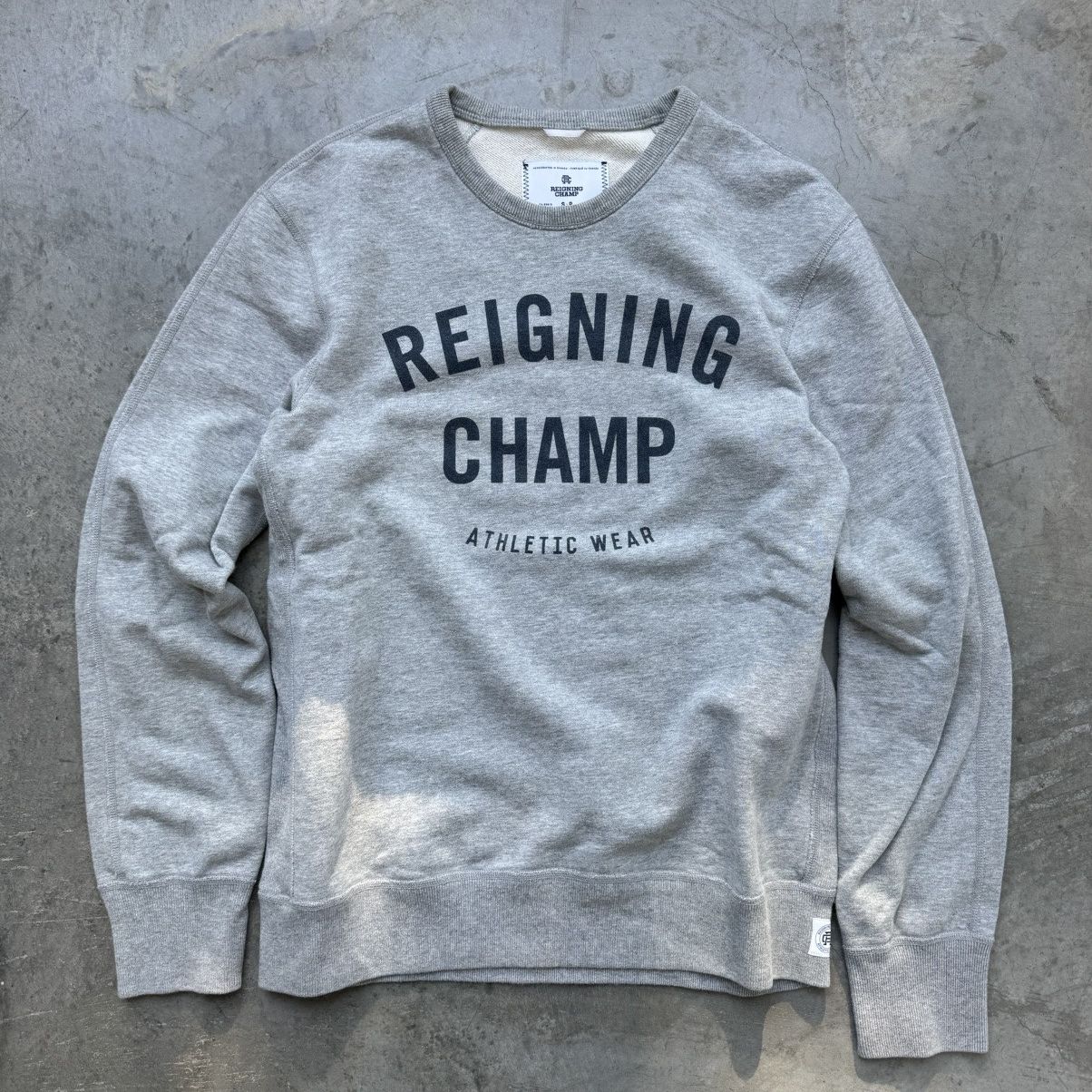 Reigning Champ Reigning Champ Athletic Wear Spell out Crewneck Size US S / EU 44-46 / 1 - 1 Thumbnail