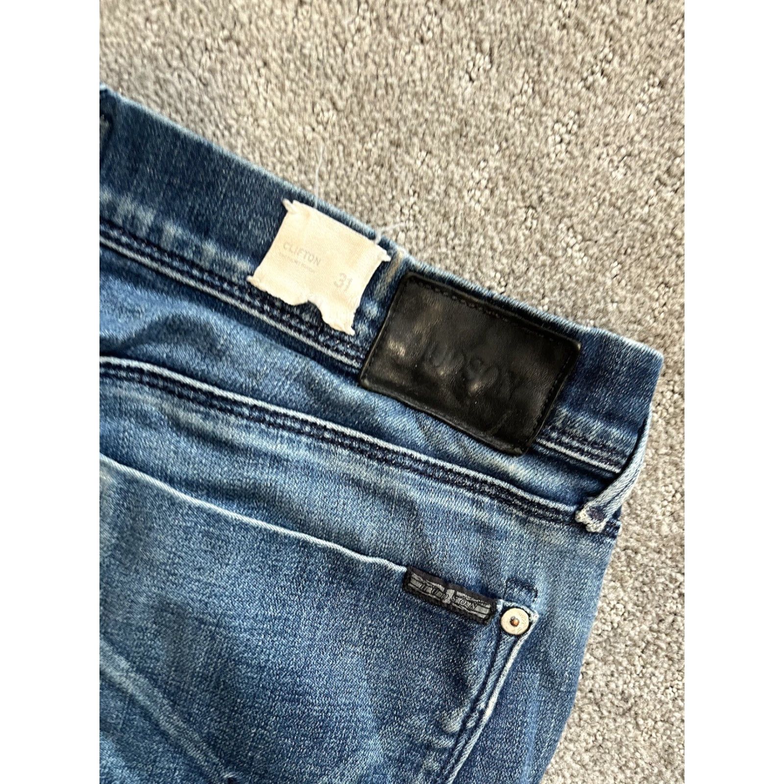 Hudson Hudson Women Blue Skinny Jeans Size 31 Size 24" / US 00 / IT 34 - 4 Thumbnail