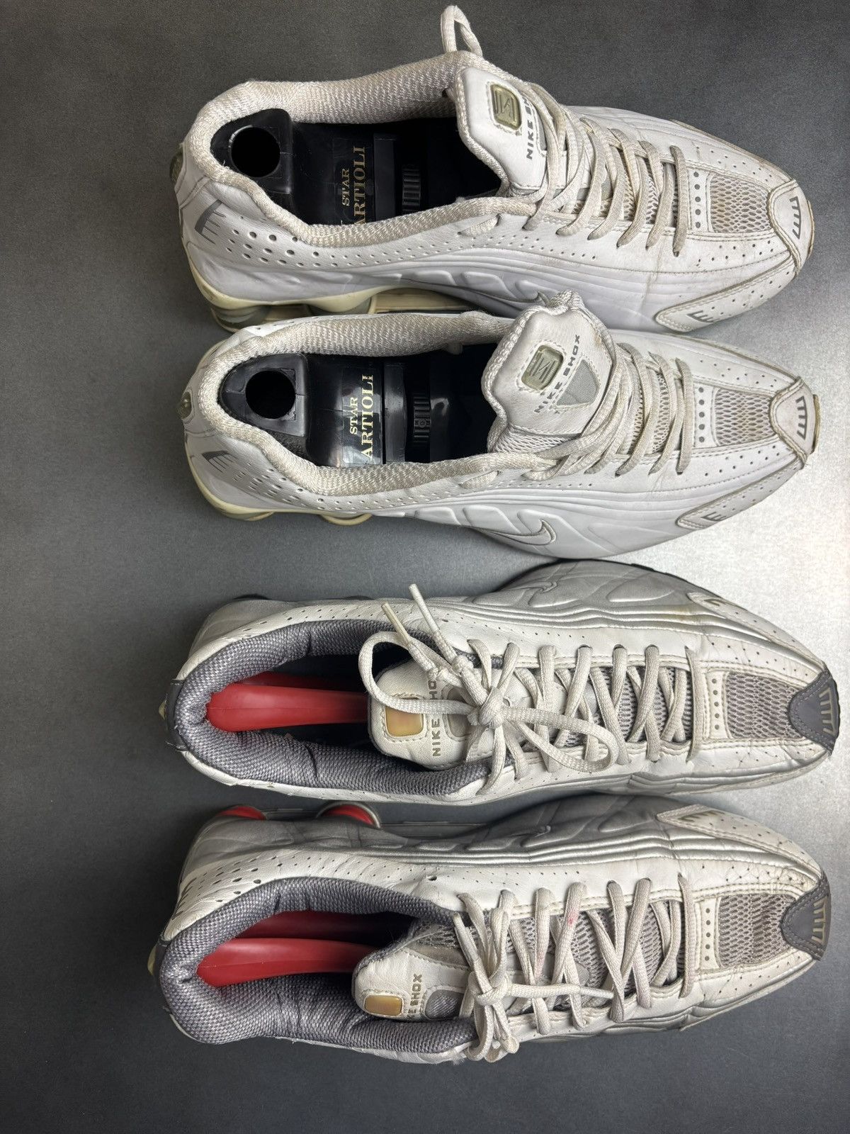 Nike × Vintage 2 Pairs OG 2001 Nike Shox R4 Vintage Nike Beater 104265 Size US 10.5 / EU 43-44 - 4 Thumbnail