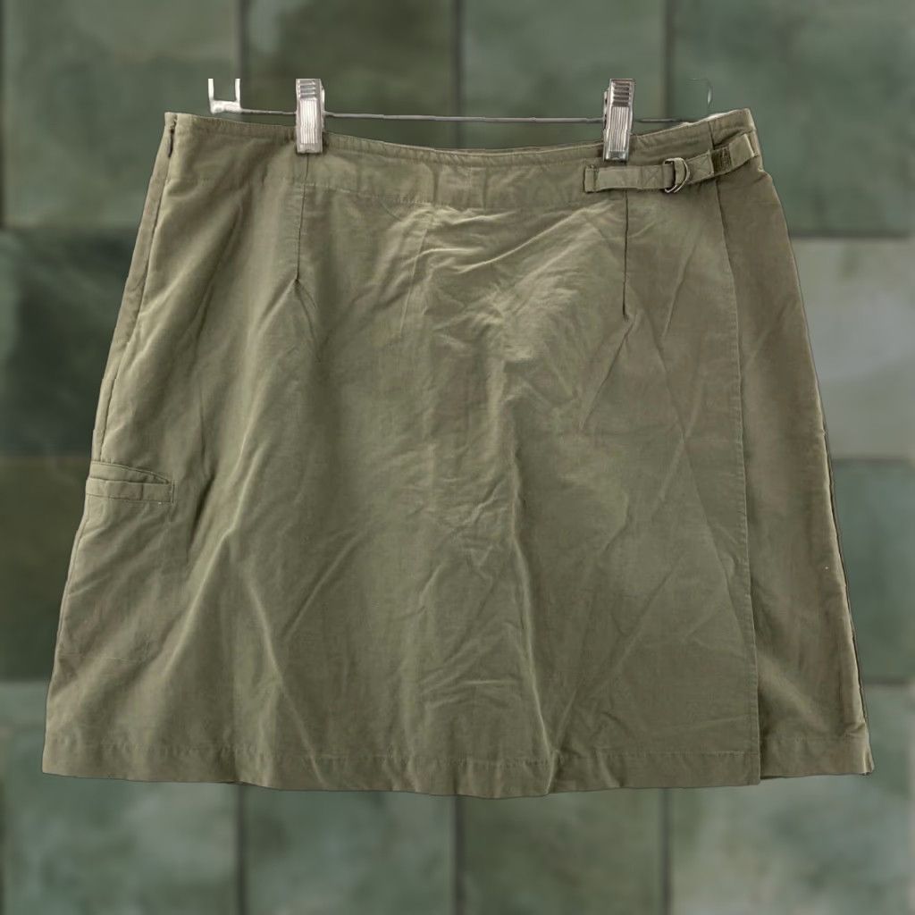 Vintage GSX Skirt Womens 12 Beige Short Solid Straight & Pencil Size 34" / US 12 / IT 48 - 1 Thumbnail