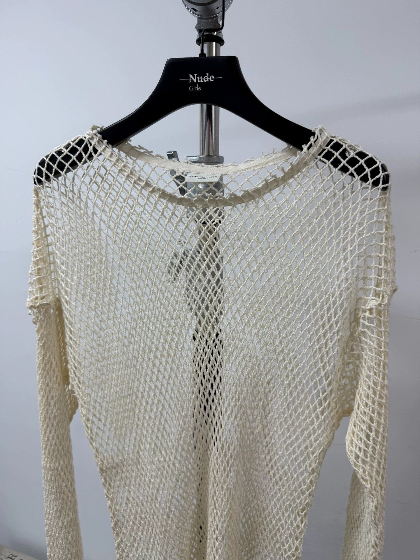 Diesel Dries van noten mesh cream-colored base layer Size US S / EU 44-46 / 1 - 1 Thumbnail