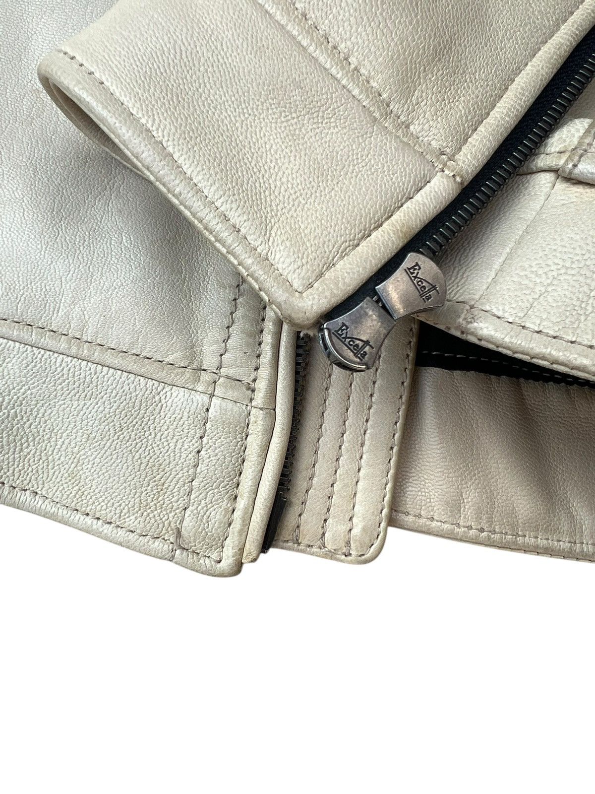 JACKROSE Jackrose Luv Maison Patina Stains Leather Racer Jacket Size US S / EU 44-46 / 1 - 13 Thumbnail