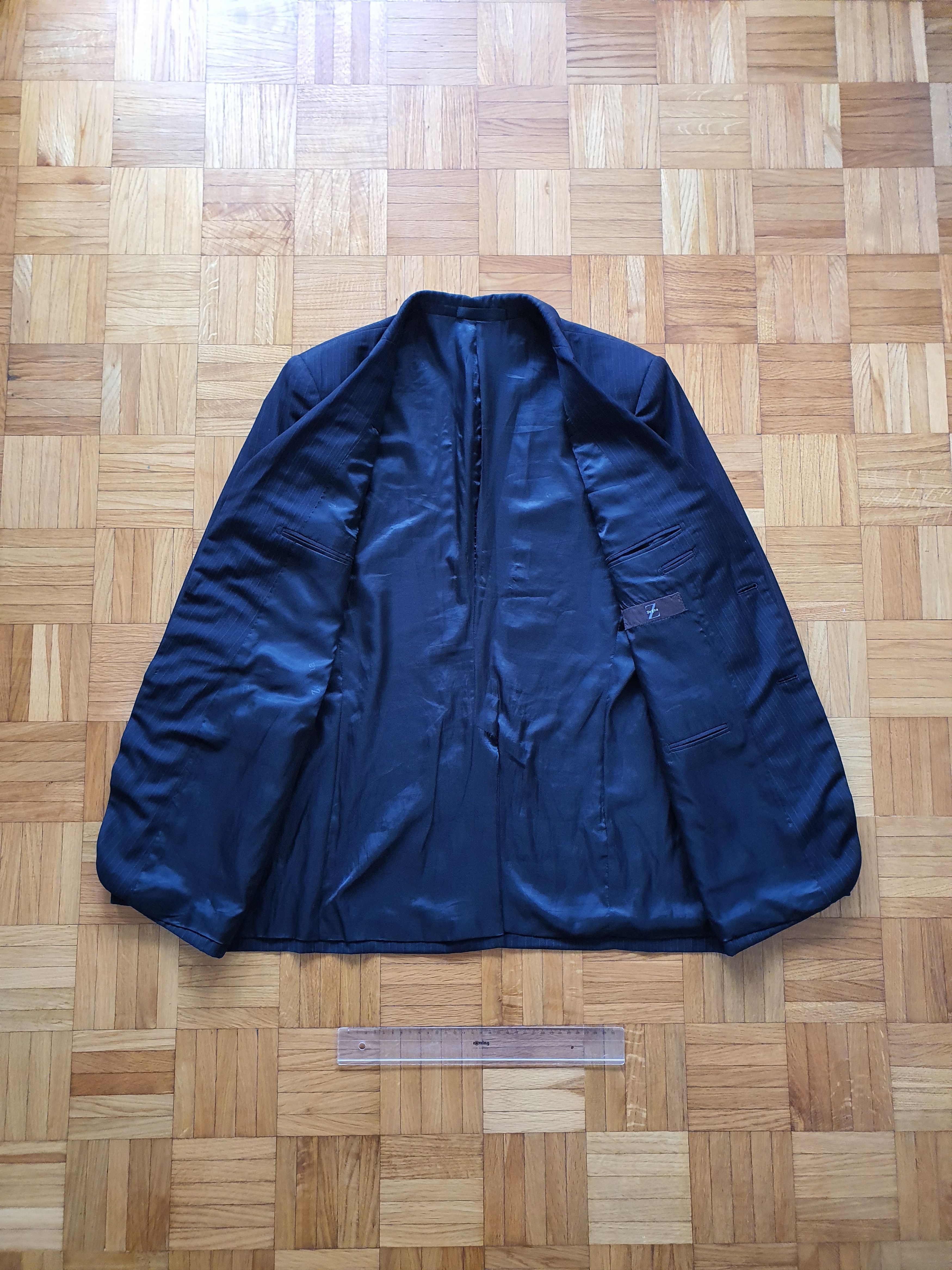 Z Zegna Flawed Blazer Sports Coat Suit Jacket - Slim, Striped Size 40R - 4 Thumbnail