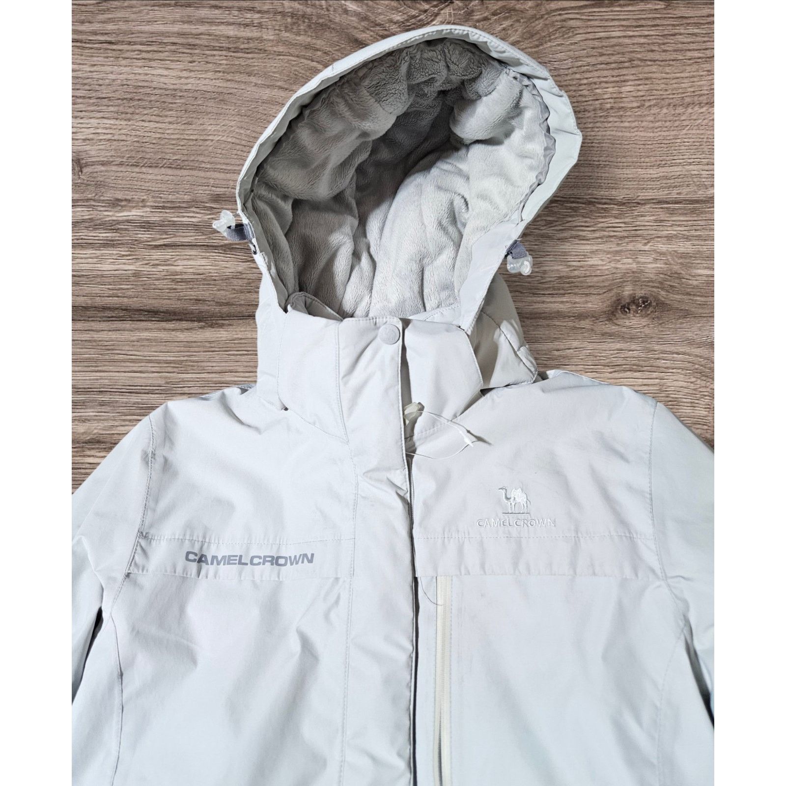 Other CAMEL CROWN Hooded Jacket Full Zip Women Medium Fleece Lined Size M / US 6-8 / IT 42-44 - 9 Thumbnail