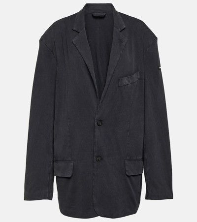 Balenciaga o1in1g1125 Washed Jacket in Black Size US S / EU 44-46 / 1 - 1 Preview