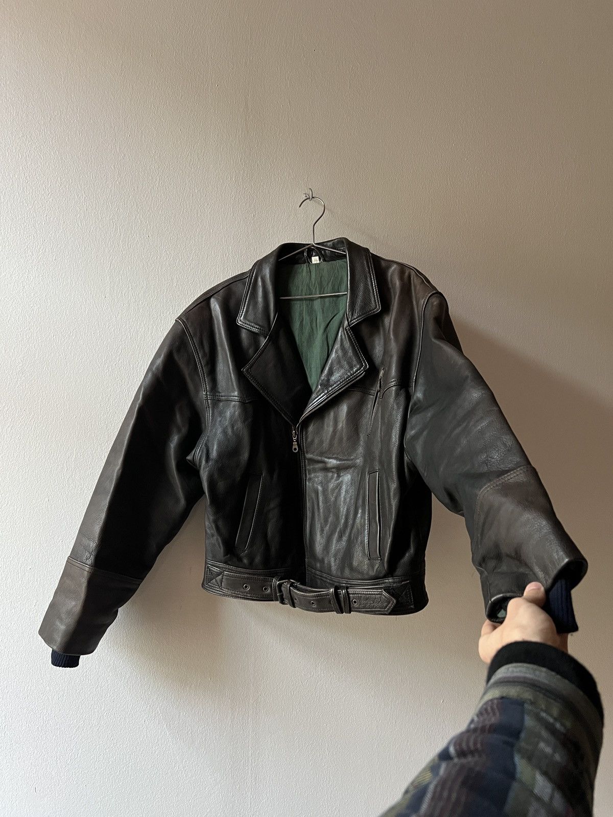 Vintage Vintage Leather Biker Jacket Size US XL / EU 56 / 4 - 11 Thumbnail