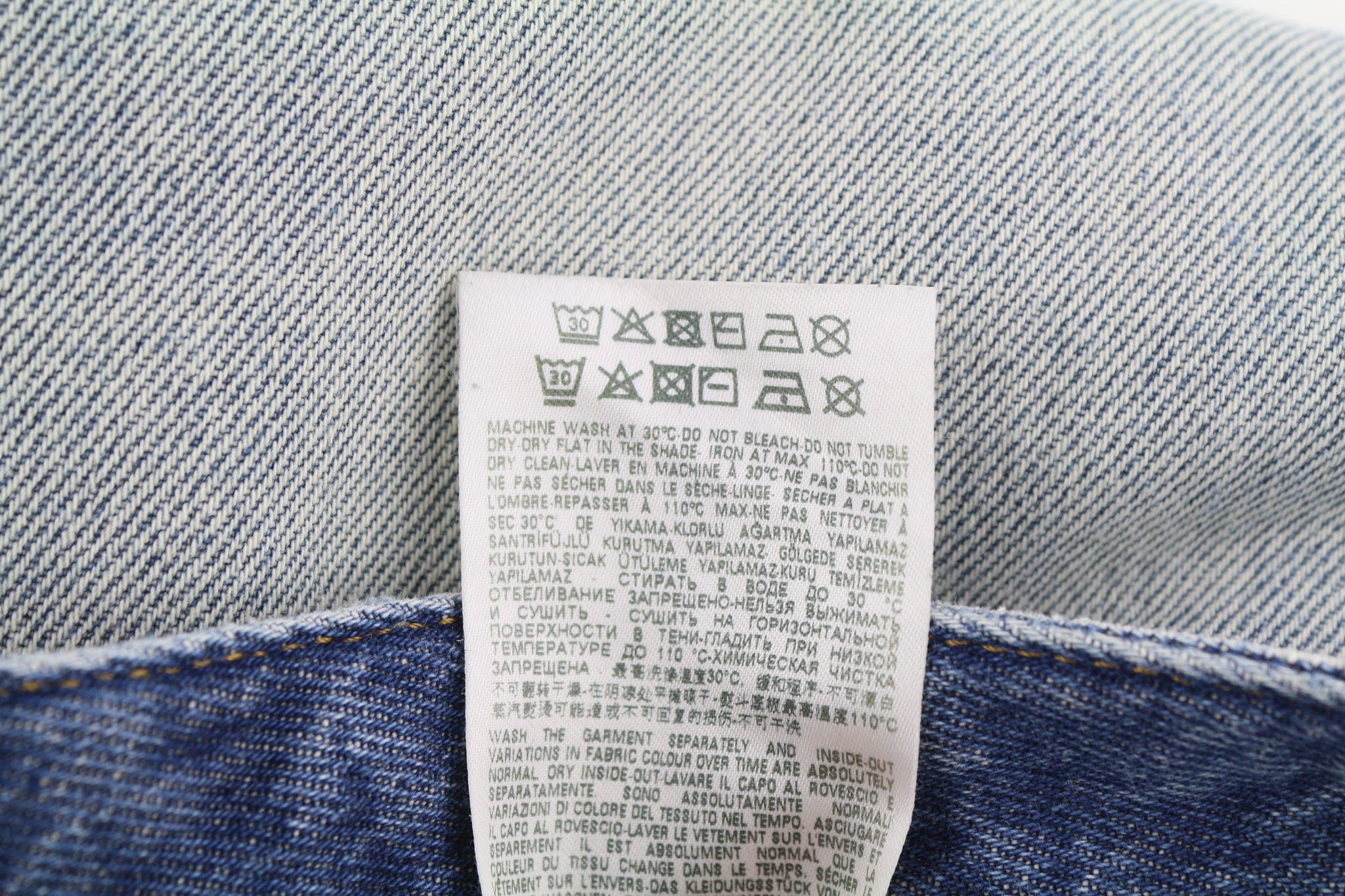Diesel D-REKIV-Z 09C90 W32/L34 Straight Washed Denim 40392 Size US 32 / EU 48 - 9 Thumbnail