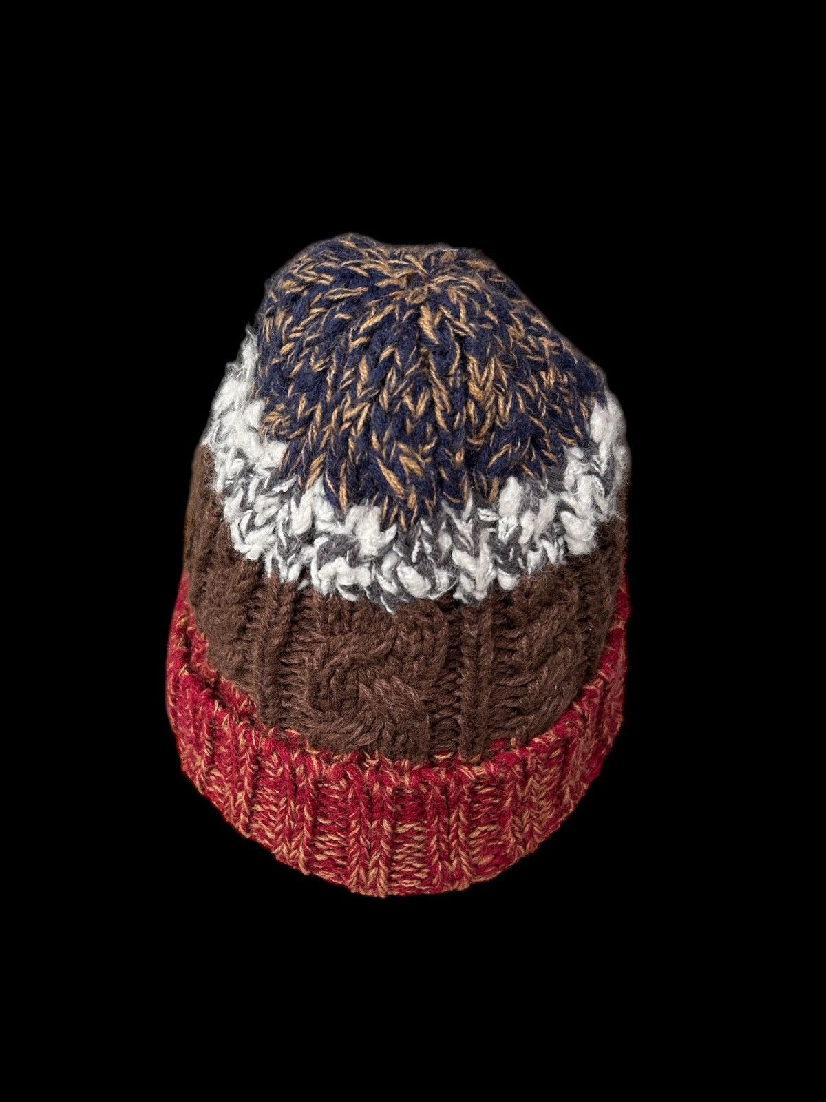 Japanese Brand × Kapital × Vintage Crochet Knitted Japanese Style Beanie Hats 🎌🎌☠️☠️☠️ Size ONE SIZE - 4 Thumbnail