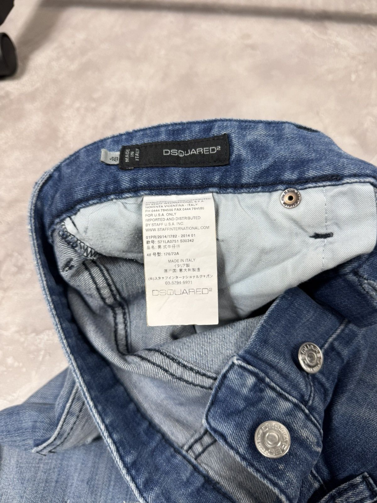 Dsquared2 Dsquared2 Distressed Y2k Slim Jeans Size US 32 / EU 48 - 15 Thumbnail