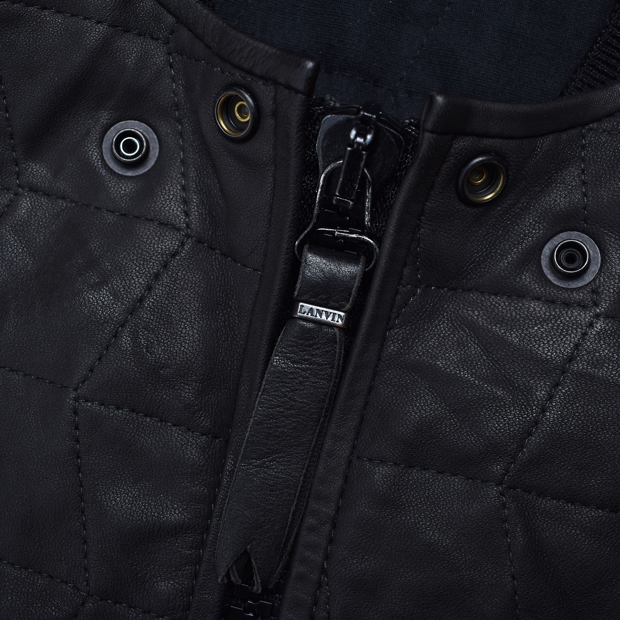 Lanvin LANVIN QUILTED LAMBSKIN LEATHER VEST LIKE NEW MADE IN ITALY Size US XL / EU 56 / 4 - 3 Thumbnail