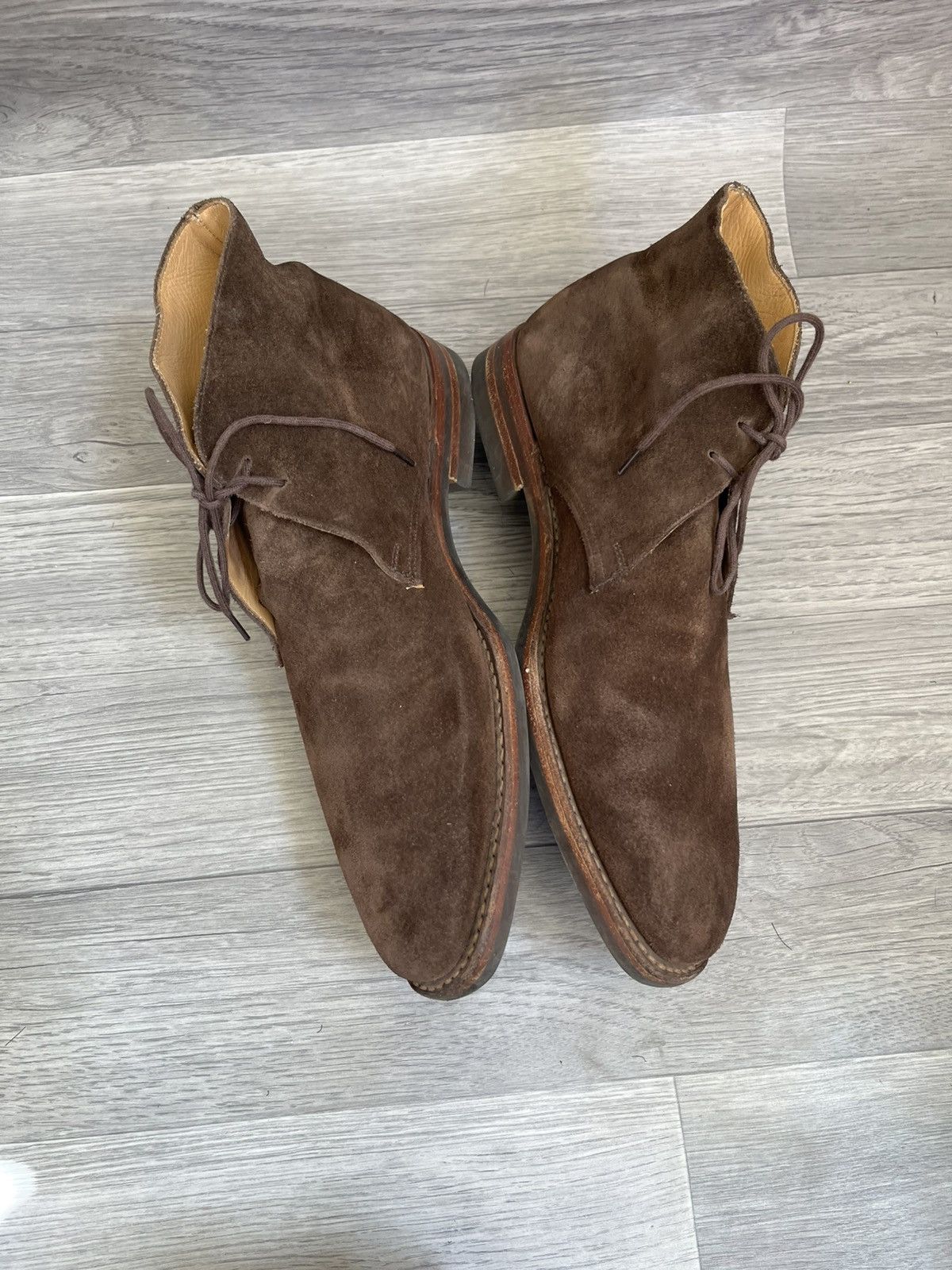 Crockett & Jones Crockett and Jones tetbury brown suede chukka boots sz Uk7.5 Size US 8.5 / EU 41-42 - 10 Thumbnail