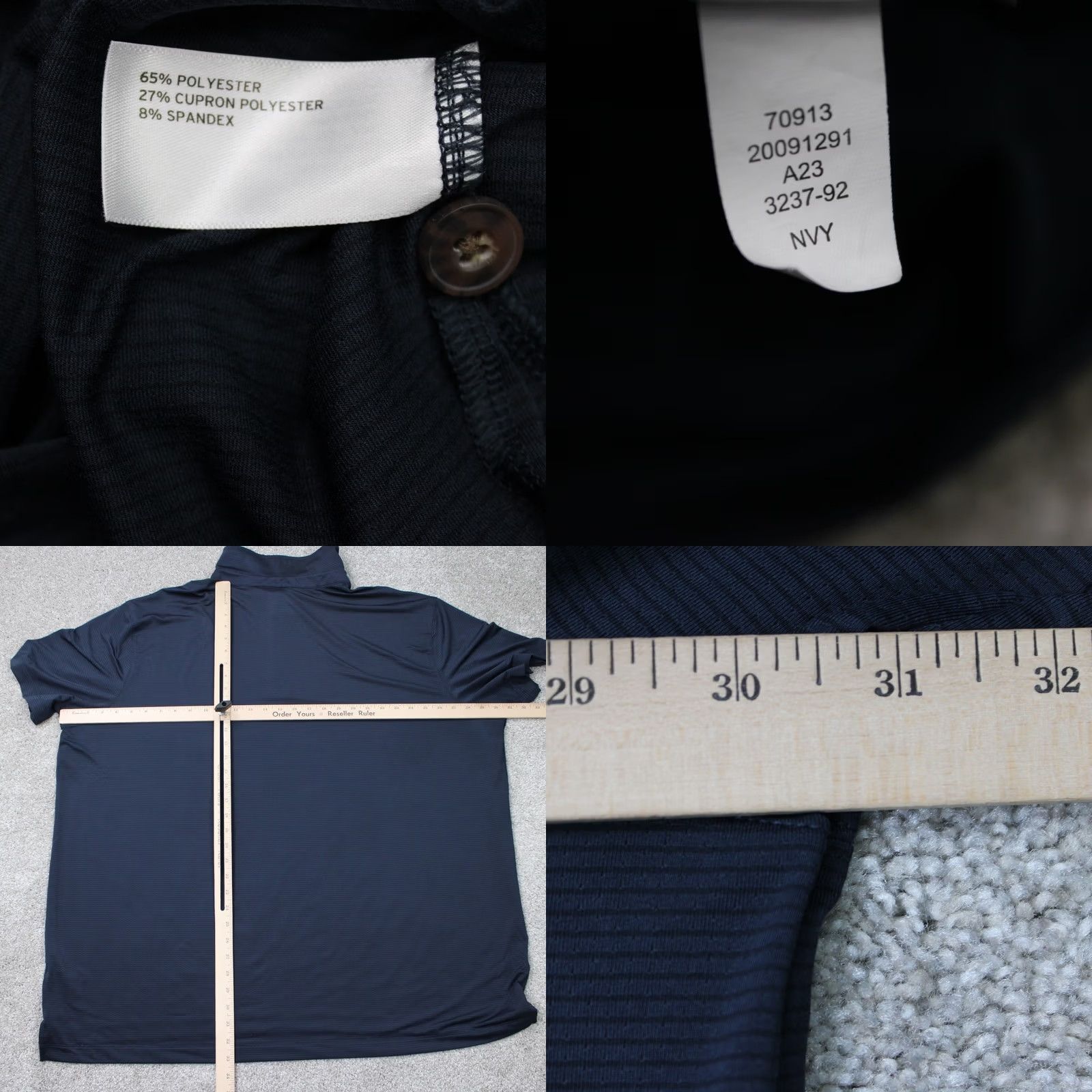 Vintage Duluth Mens Polo Shirt Blue 3XL XXXL Short Sleeve Pullover Regular Fit Classic Outdoor Pocket Breathable Cotton Blend Polyester Spandex Shirt Size US XXL / EU 58 / 5 - 8 Thumbnail