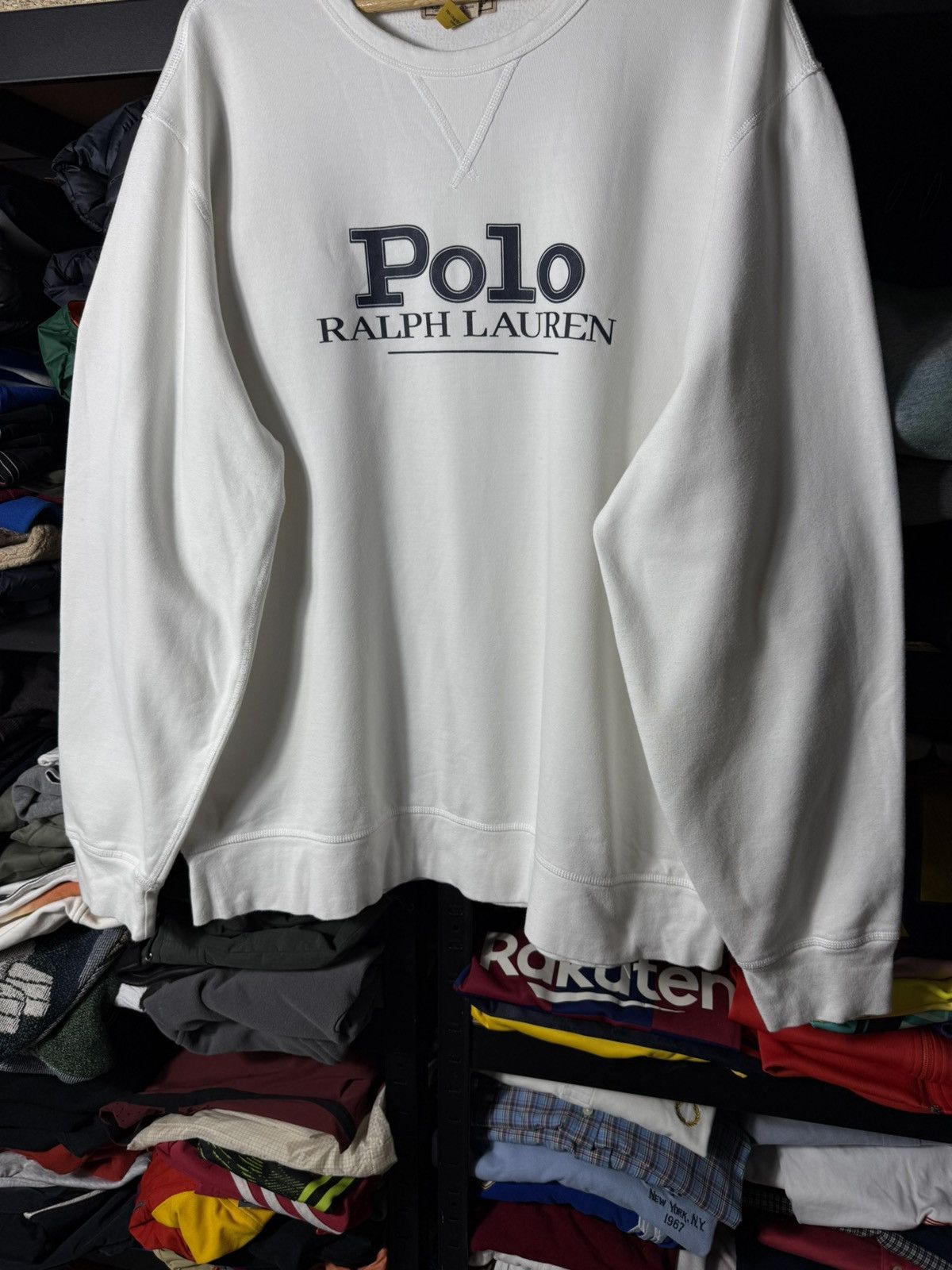 Polo Ralph Lauren Polo Ralph Lauren Sweatshirt Big Logo Crewneck Vintage Style Size US XXL / EU 58 / 5 - 3 Thumbnail