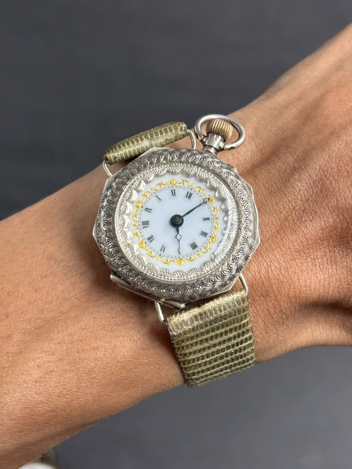 Vintage Vintage ADAPT Pocket Fancy Dial Stering .925 Manual Watch Size ONE SIZE - 2 Thumbnail