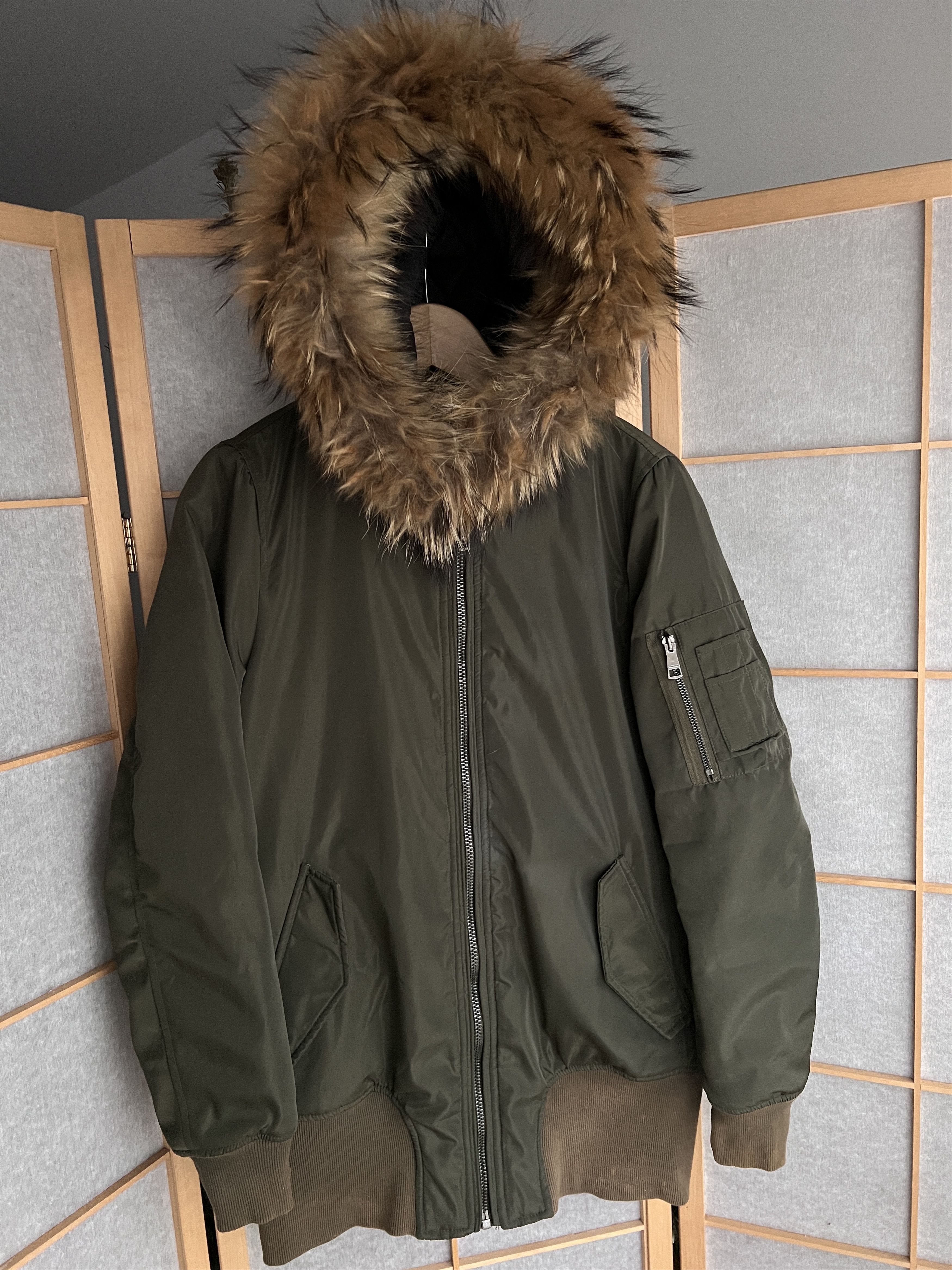 Burberry Burberry vintage faux fur hood bomber jacket avant garde y2k Size M / US 6-8 / IT 42-44 - 8 Thumbnail