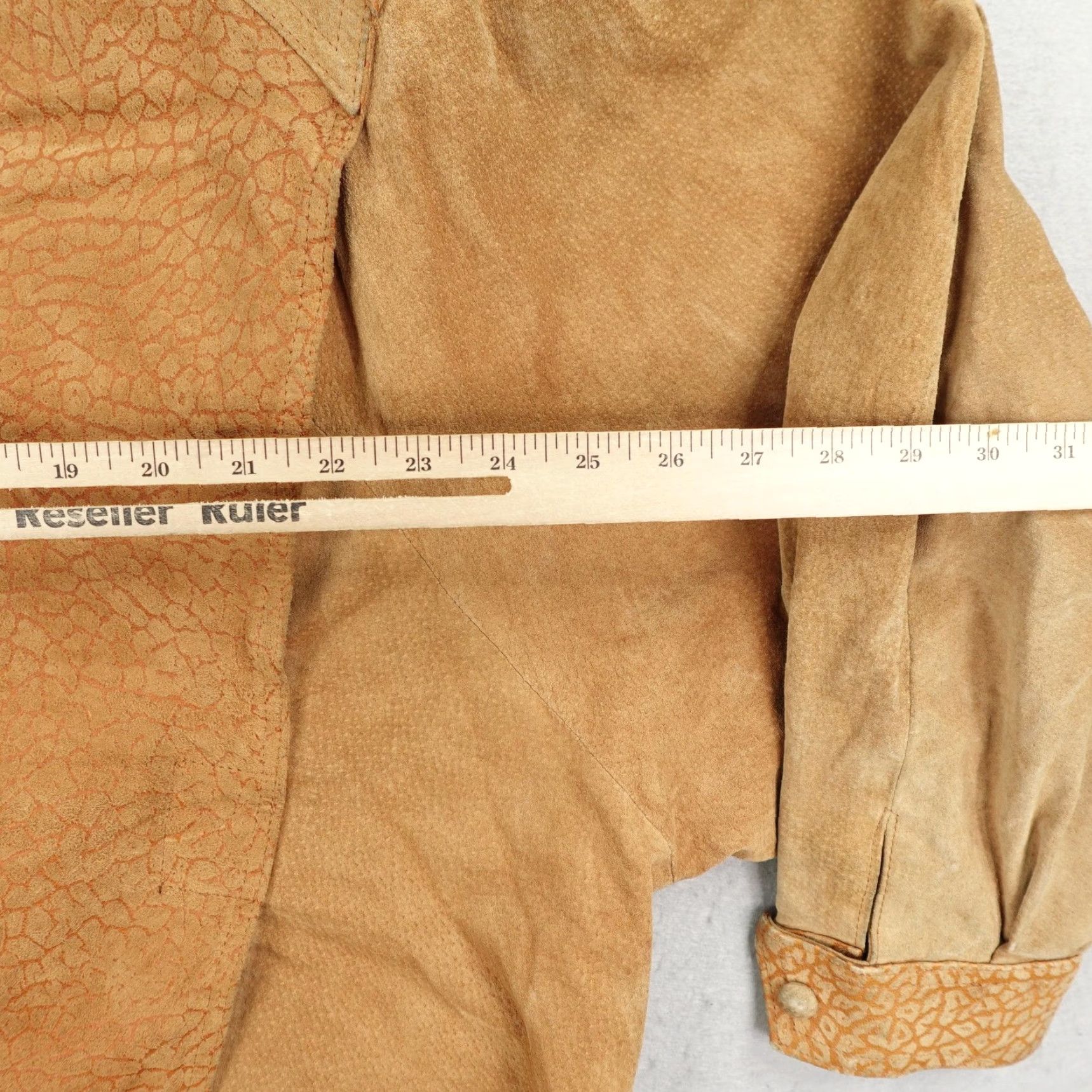 Vintage VINTAGE Avanti Jacket Women Large Brown Suede Overcoat 80s Casual with Shoulder Pads Size L / US 10 / IT 46 - 7 Thumbnail