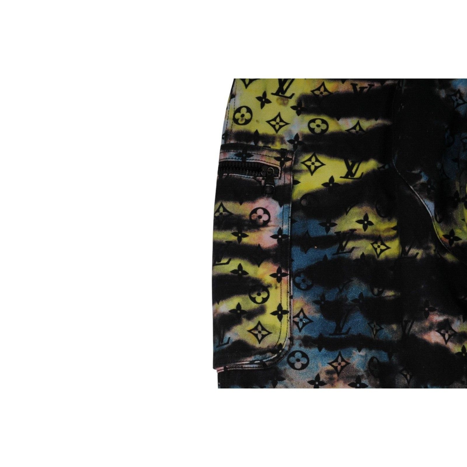 Louis Vuitton Tie Dye Cargo Monogram Cargo Pants Size US 30 / EU 46 - 20 Thumbnail