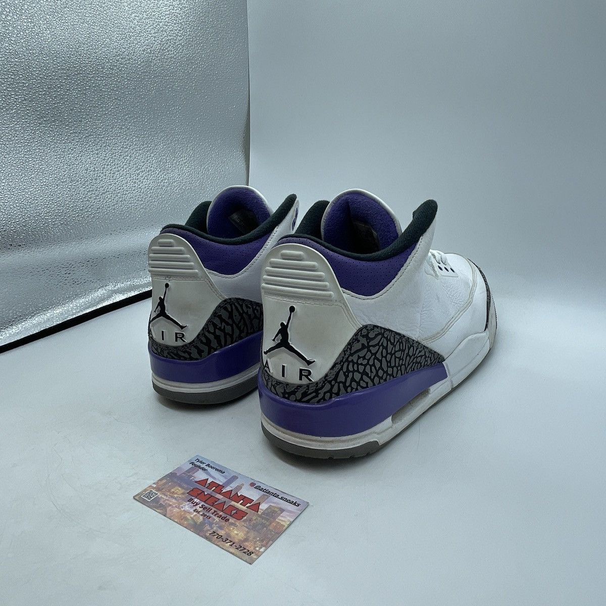 Jordan Brand Air Jordan 3 dark iris Size US 12 / EU 45 - 5 Thumbnail