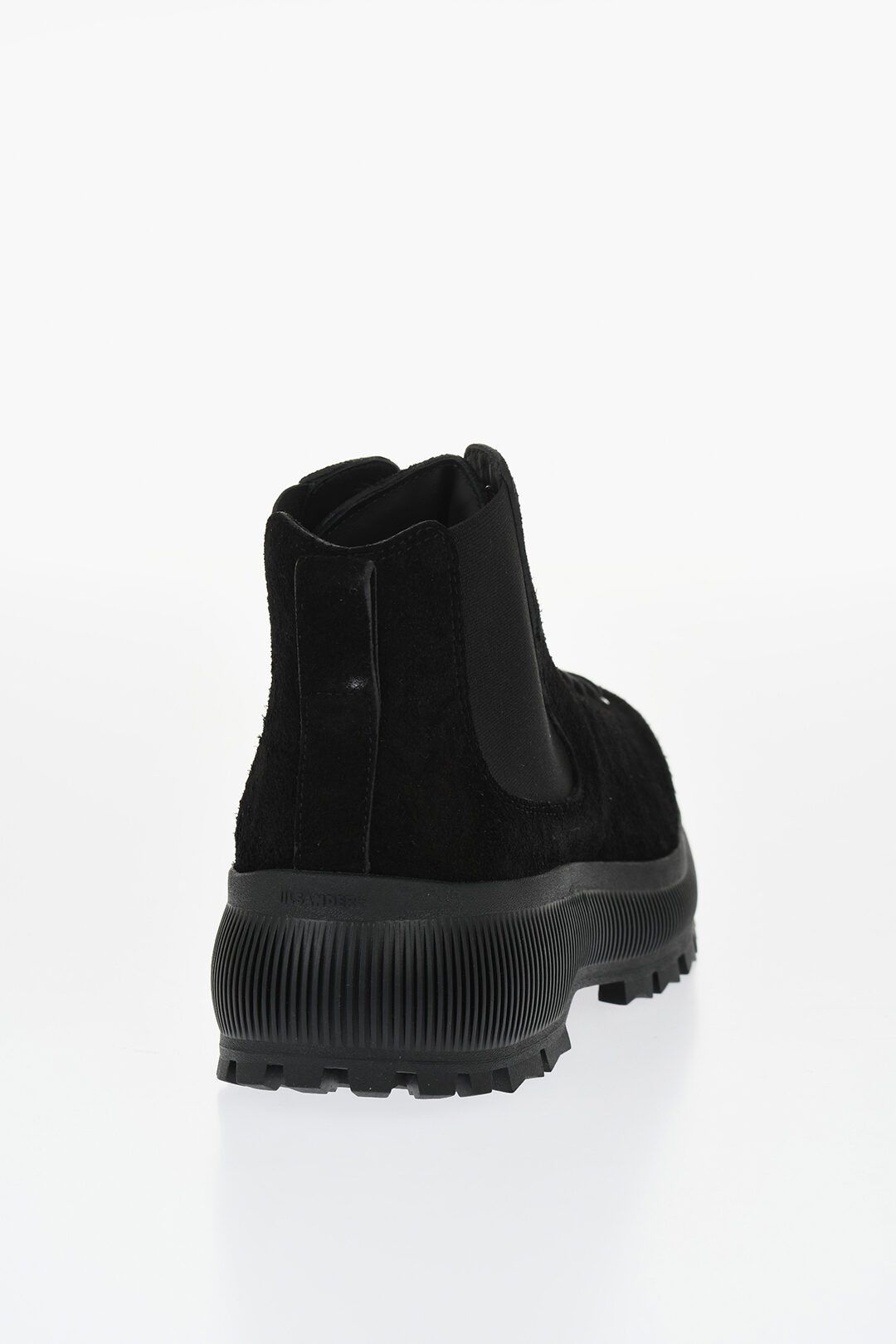 Jil Sander og1mm0625 Suede Lace-up Chelsea Booties in Black Size US 12 / EU 45 - 3 Thumbnail