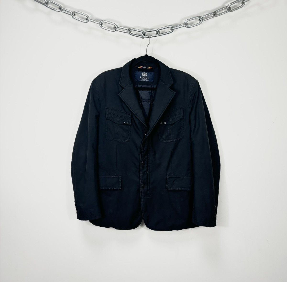 Boggi Boggi Rain Stop System Men’s Pockets Luxury Jacket Coat Size US L / EU 52-54 / 3 - 1 Thumbnail