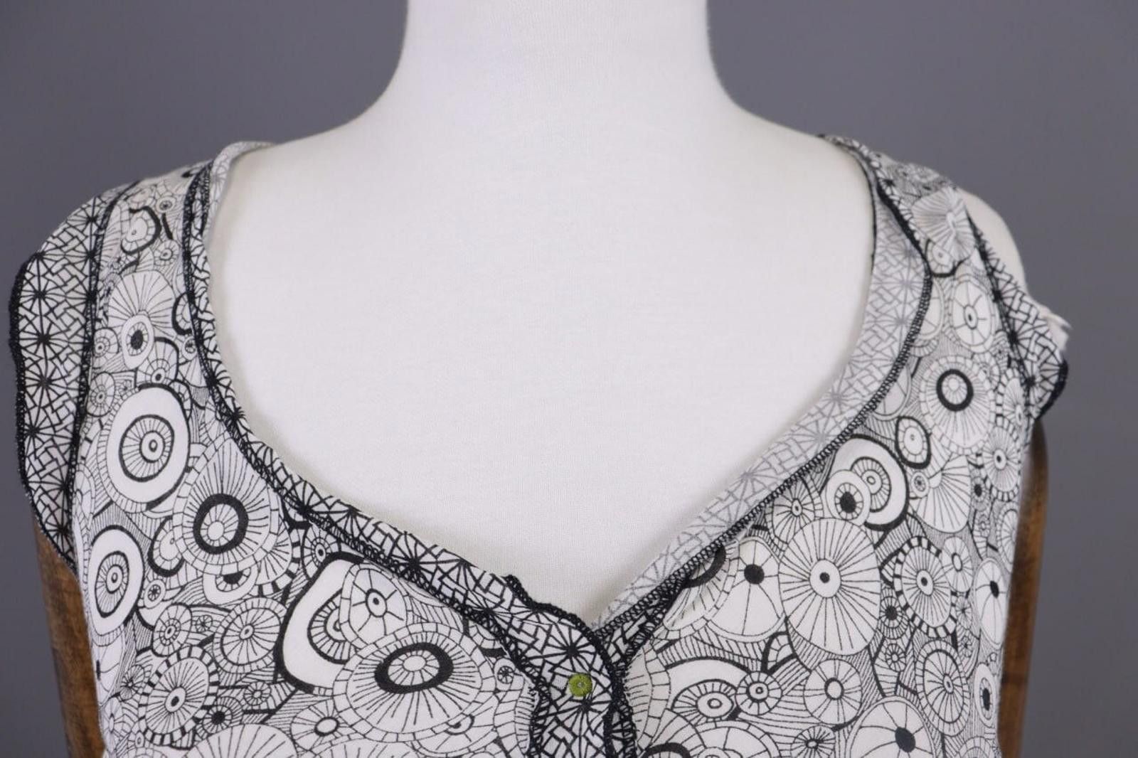 Designer Cop Copine Sirvate Summer A-Line Tank Tunic Dress Size 40 Size M / US 6-8 / IT 42-44 - 4 Thumbnail
