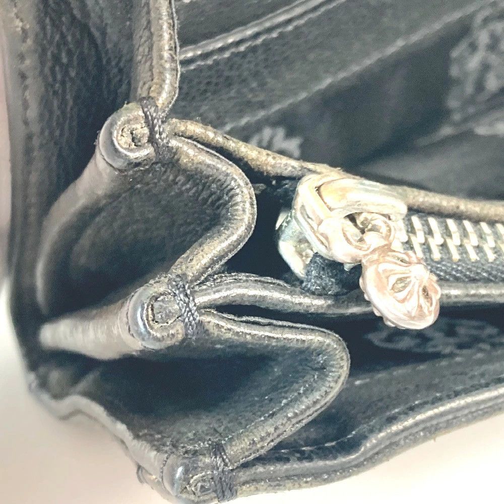 Chrome Hearts CHROME HEARTS Judy Long Wallet Black Leather Size ONE SIZE - 10 Thumbnail