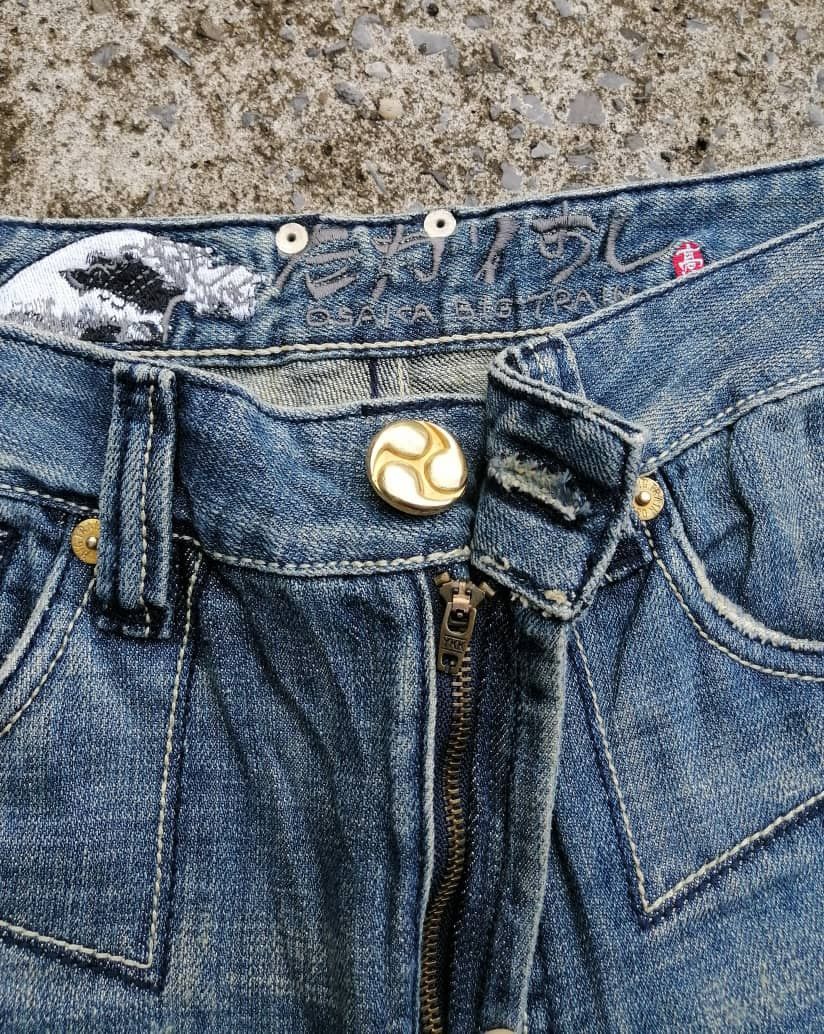 Japanese Brand Osaka Big Train Nice Design Denim Jeans Size US 34 / EU 50 - 4 Thumbnail