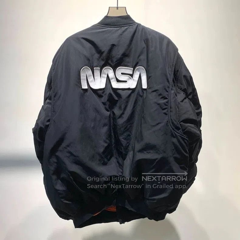 Balenciaga Balenciaga NASA Logo Pilot Jacket. Size US XL / EU 56 / 4 - 6 Thumbnail
