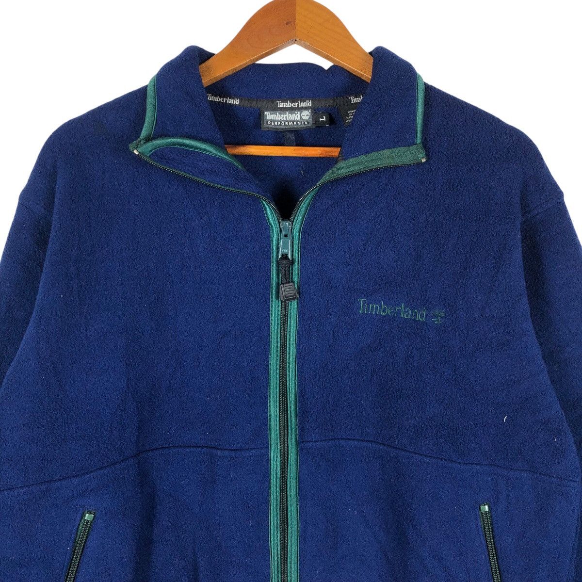 Polartec × Timberland TIMBERLAND Performance Zipper Fleece Sweater Size US L / EU 52-54 / 3 - 3 Thumbnail