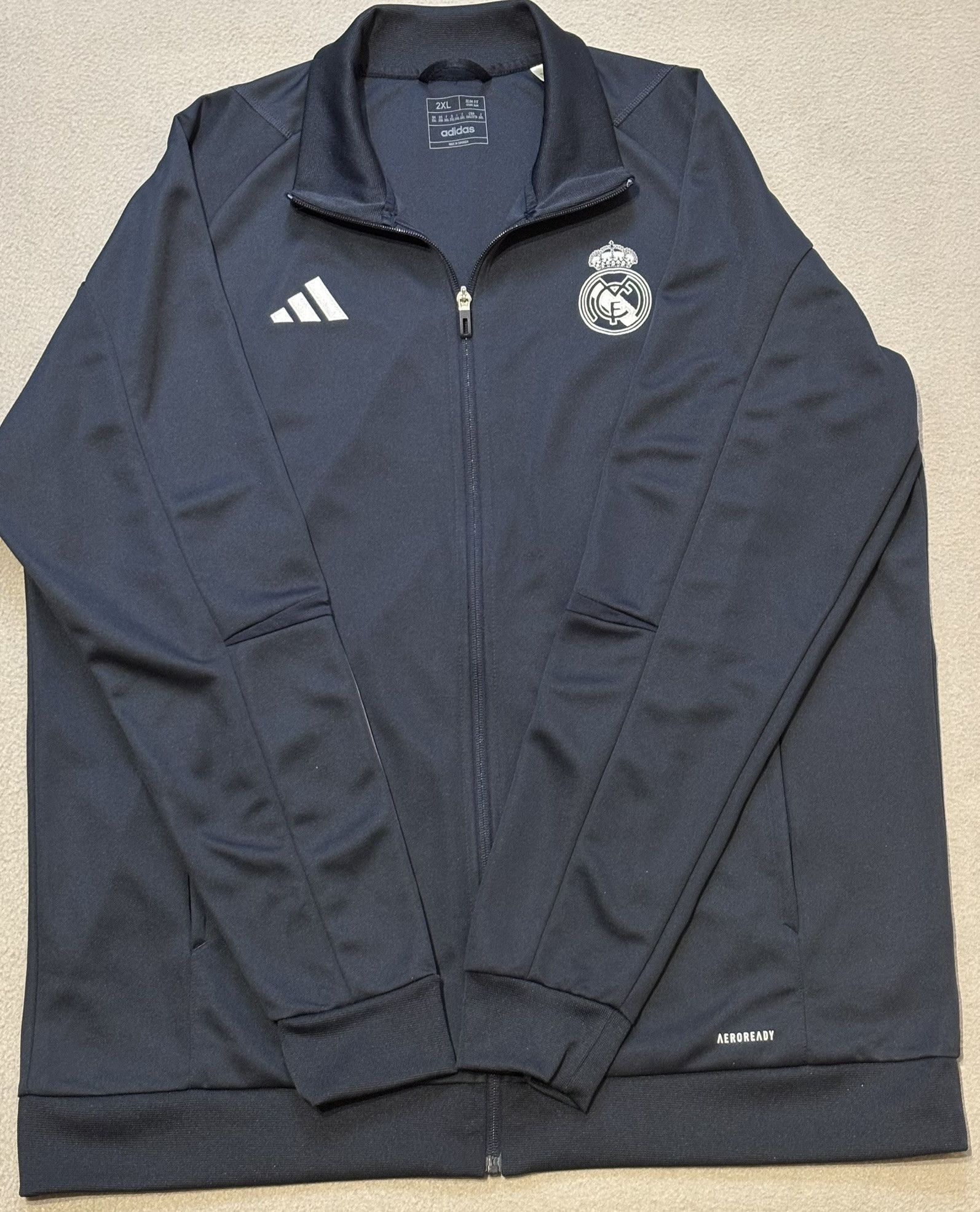 Adidas Real Madrid 2023/2024 Adidas Football Sweatshirt size 2XL Size US XXL / EU 58 / 5 - 8 Thumbnail