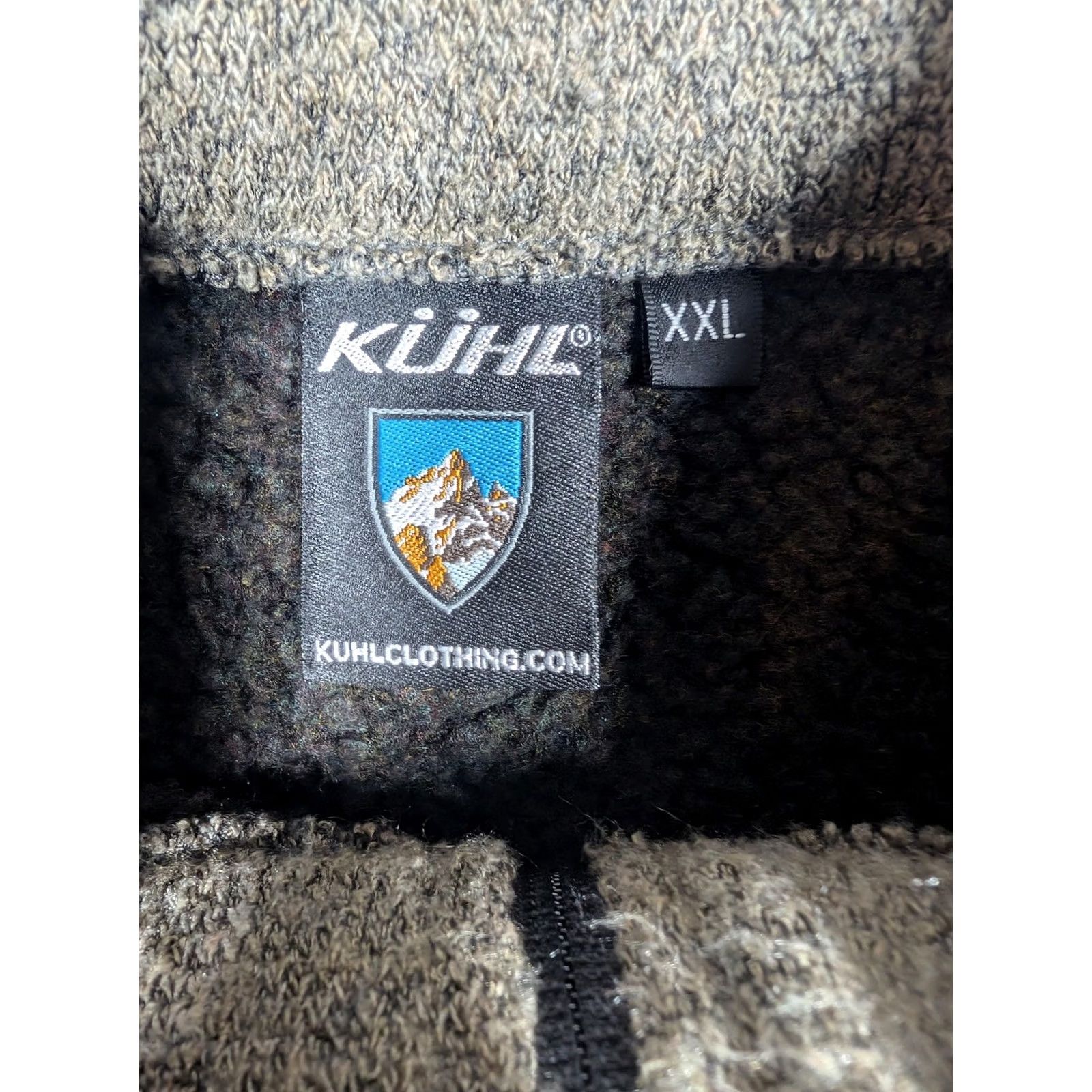 Logo 7 Kuhl Jacket Mens 2XL Brown Fleece Full Zip Snowbird Ski Resort Outdoor Logo Jacket Size US XXL / EU 58 / 5 - 6 Thumbnail