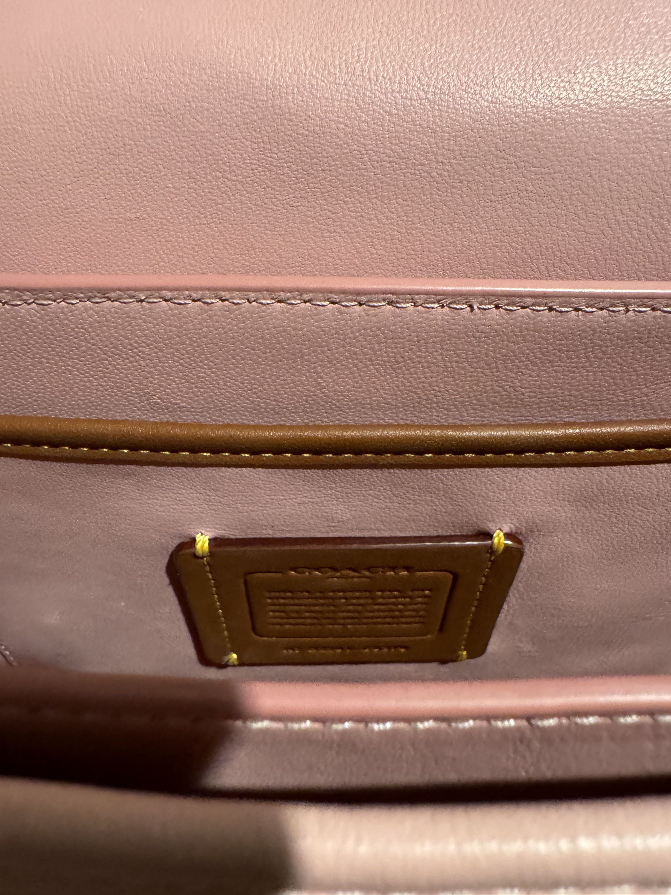 Coach Pink Quilted Studio Bag Size ONE SIZE - 5 Thumbnail