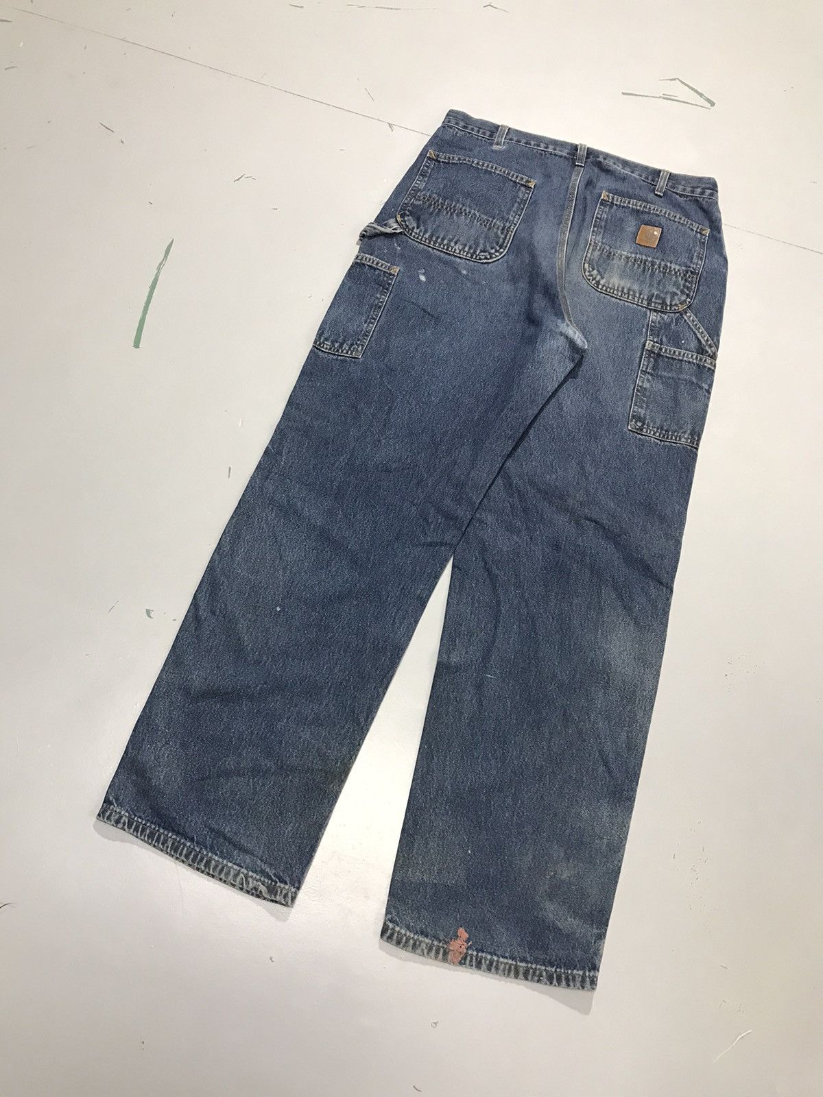 Carhartt Vintage Carhartt B13 HDK carpenter workwear denim Size US 34 / EU 50 - 7 Thumbnail