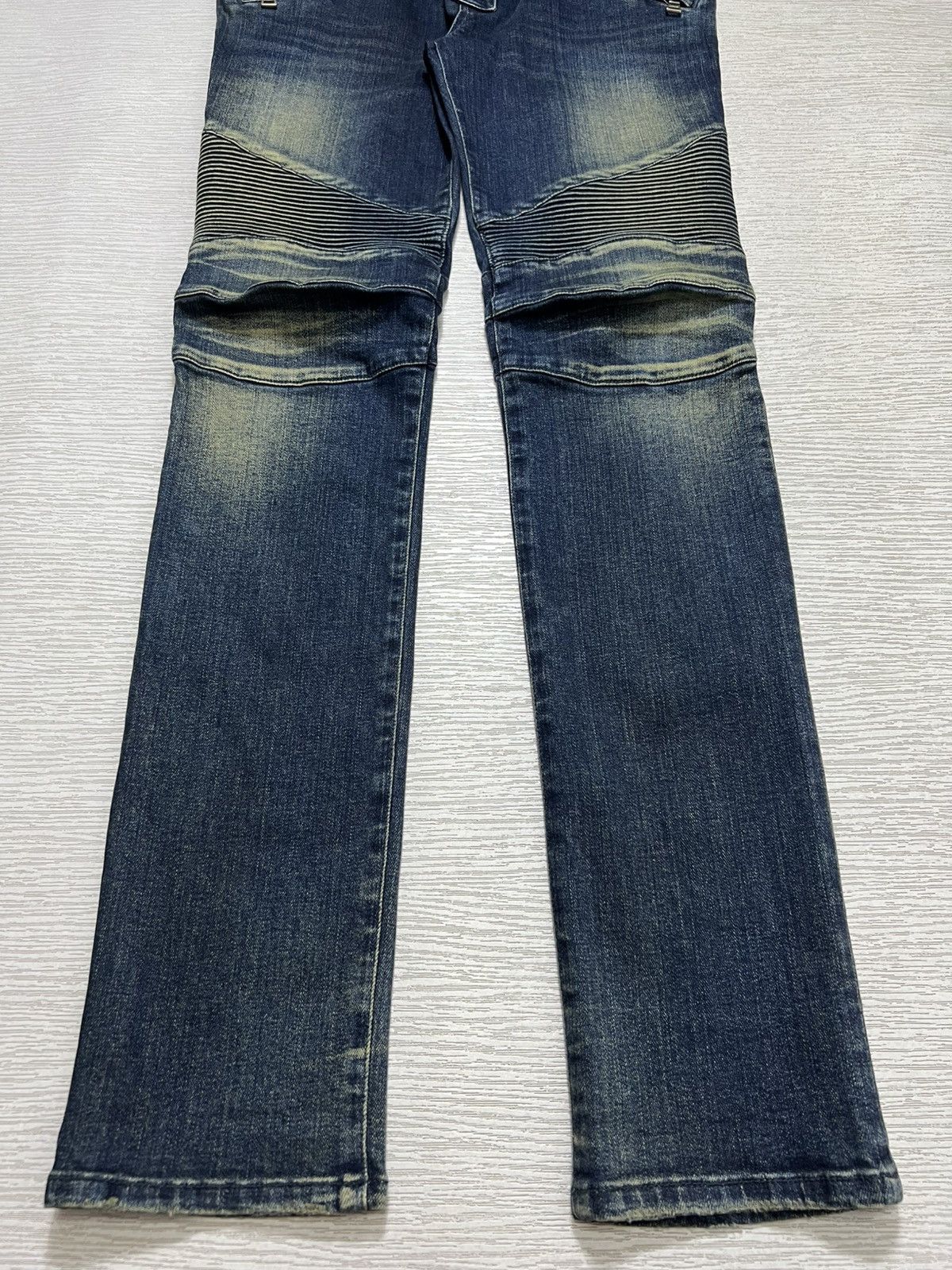 Balmain Balmain - Christophe Decarnin - Washed Biker Jeans Size US 30 / EU 46 - 5 Thumbnail