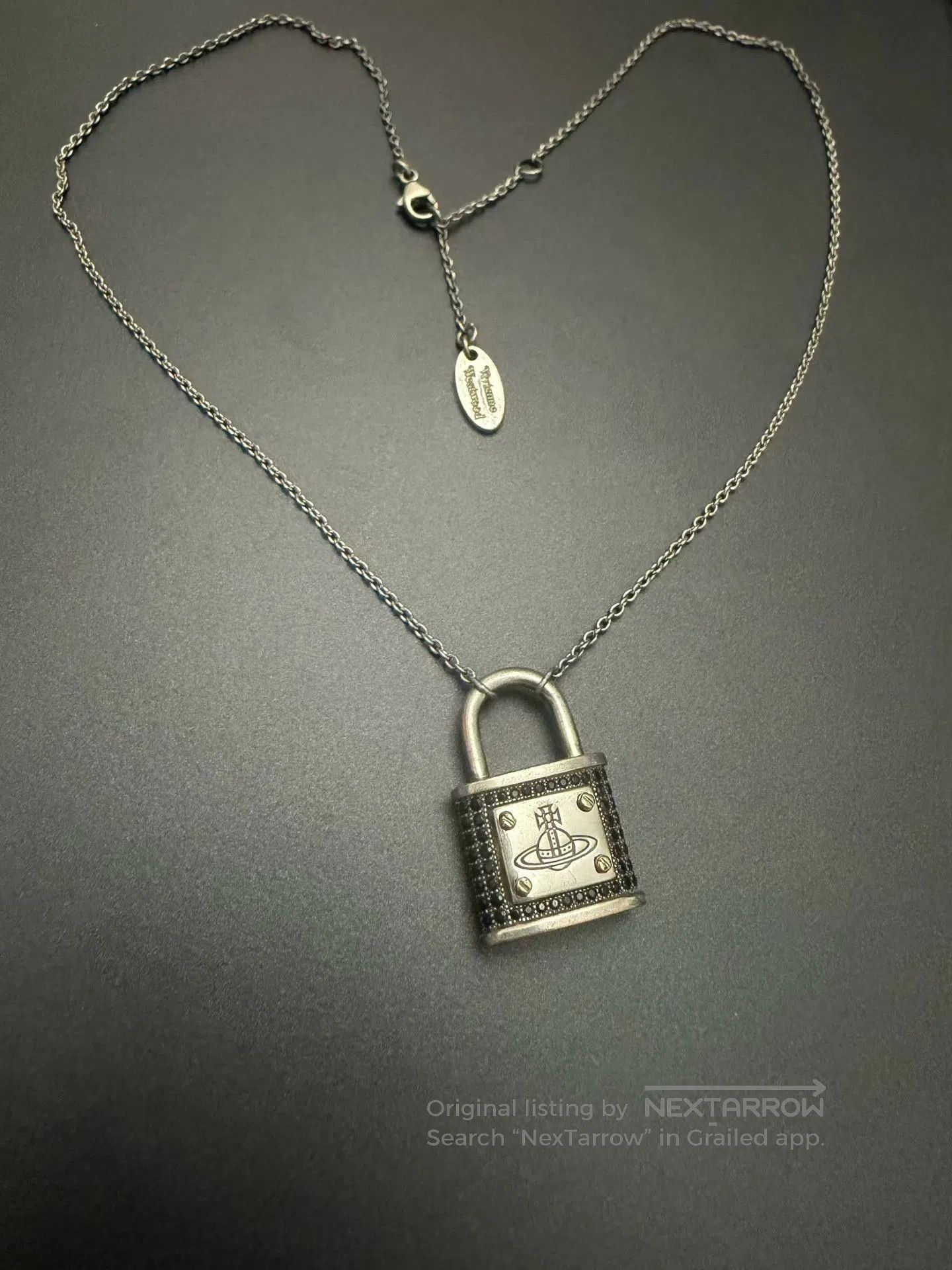 Vivienne Westwood Vivienne Westwood Saturn Lock Necklace. Size ONE SIZE - 1 Thumbnail
