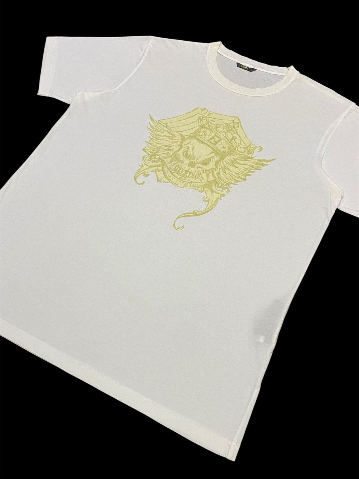 Fendi Fendi Skull Crewneck T-Shirt Size US L / EU 52-54 / 3 - 19 Thumbnail