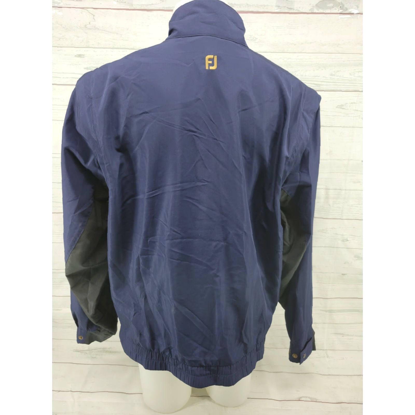 Footjoy FootJoy Dryjoys FJ Mens LRG Jacket Windbreaker Removable Sleeves Full Zip Golf Size US L / EU 52-54 / 3 - 5 Thumbnail