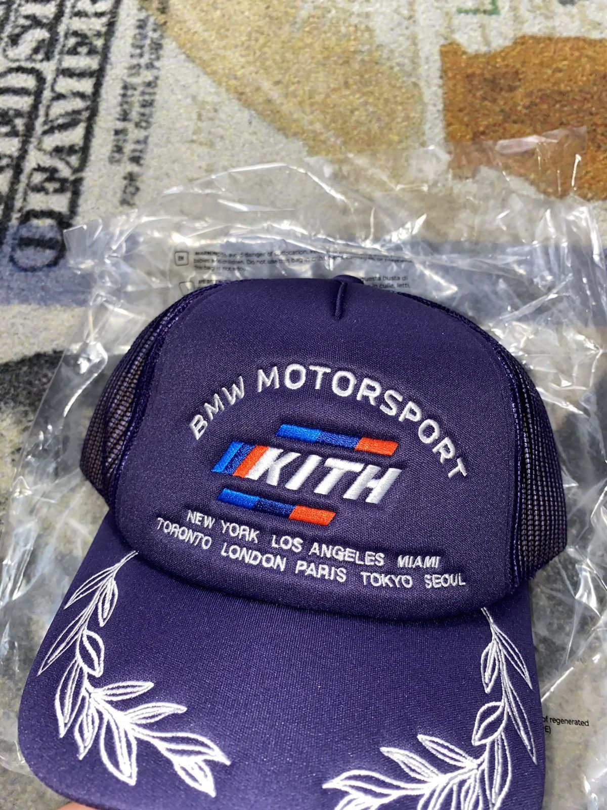 Kith for BMW K Motorsport Nolan Trucker Hat - Black