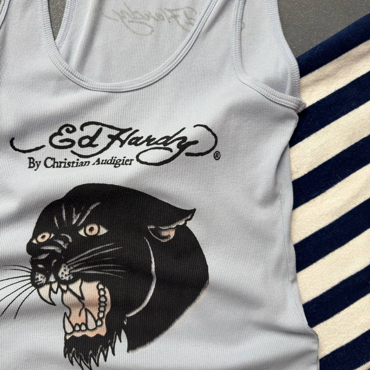 Ed Hardy × Vintage Ed Hardy Amazing Y2K Vintage Tank Top Size M / US 6-8 / IT 42-44 - 4 Thumbnail