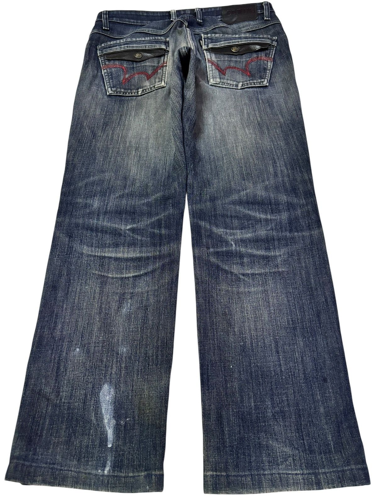 Edwin Vtg Edwin Japan 503 Distressed Jeans Size US 32 / EU 48 - 2 Thumbnail
