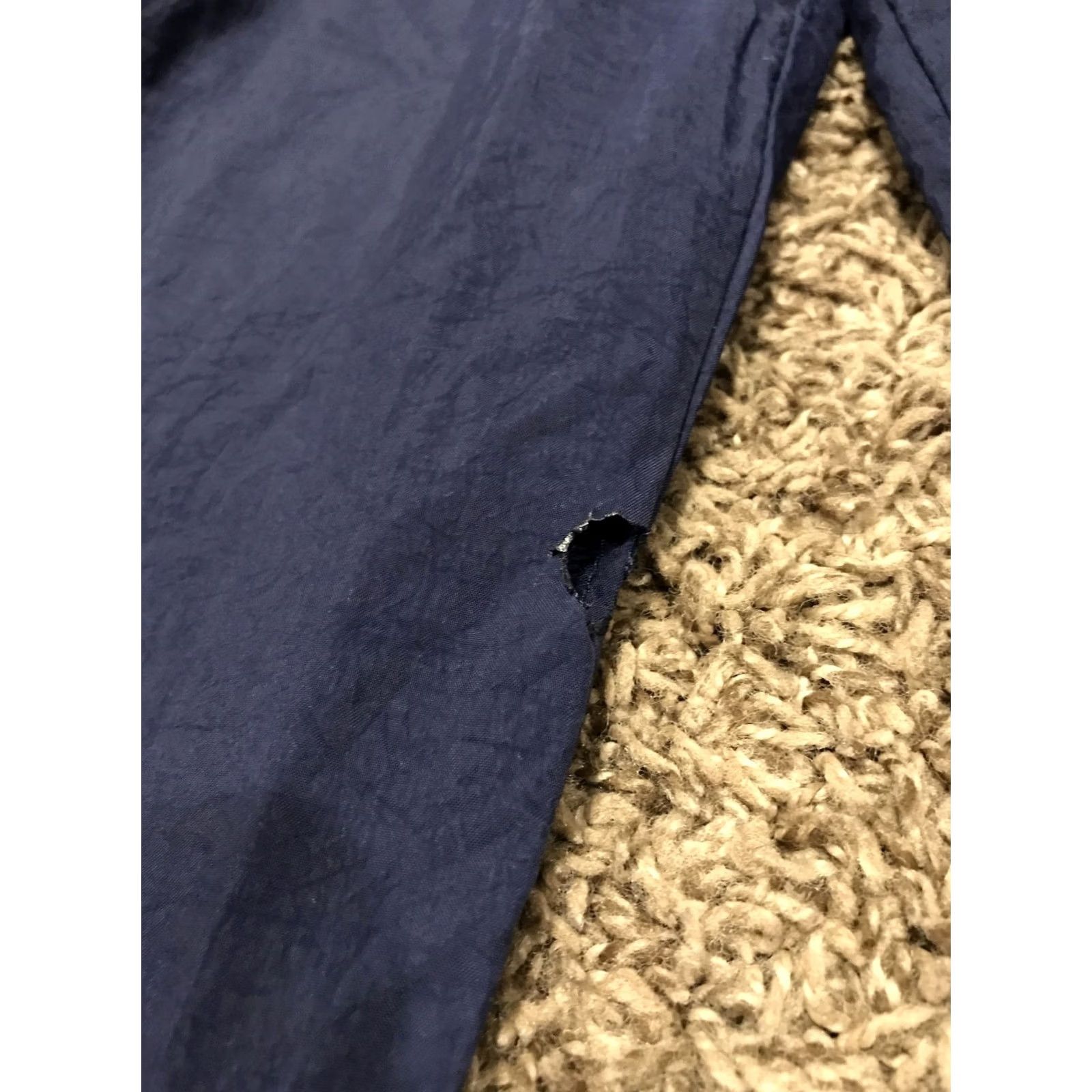 Nike VINTAGE Nike Women’s Pants Track Pants 90s Navy Blue Nylon M Waist 28 Inseam 31 Womens Size 32" / US 10 / IT 46 - 2 Thumbnail