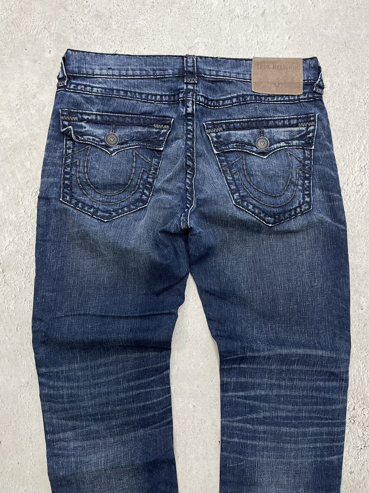 True Religion Truereligion jeans relaxed slim whiskered pants classic blue Size US 34 / EU 50 - 12 Thumbnail