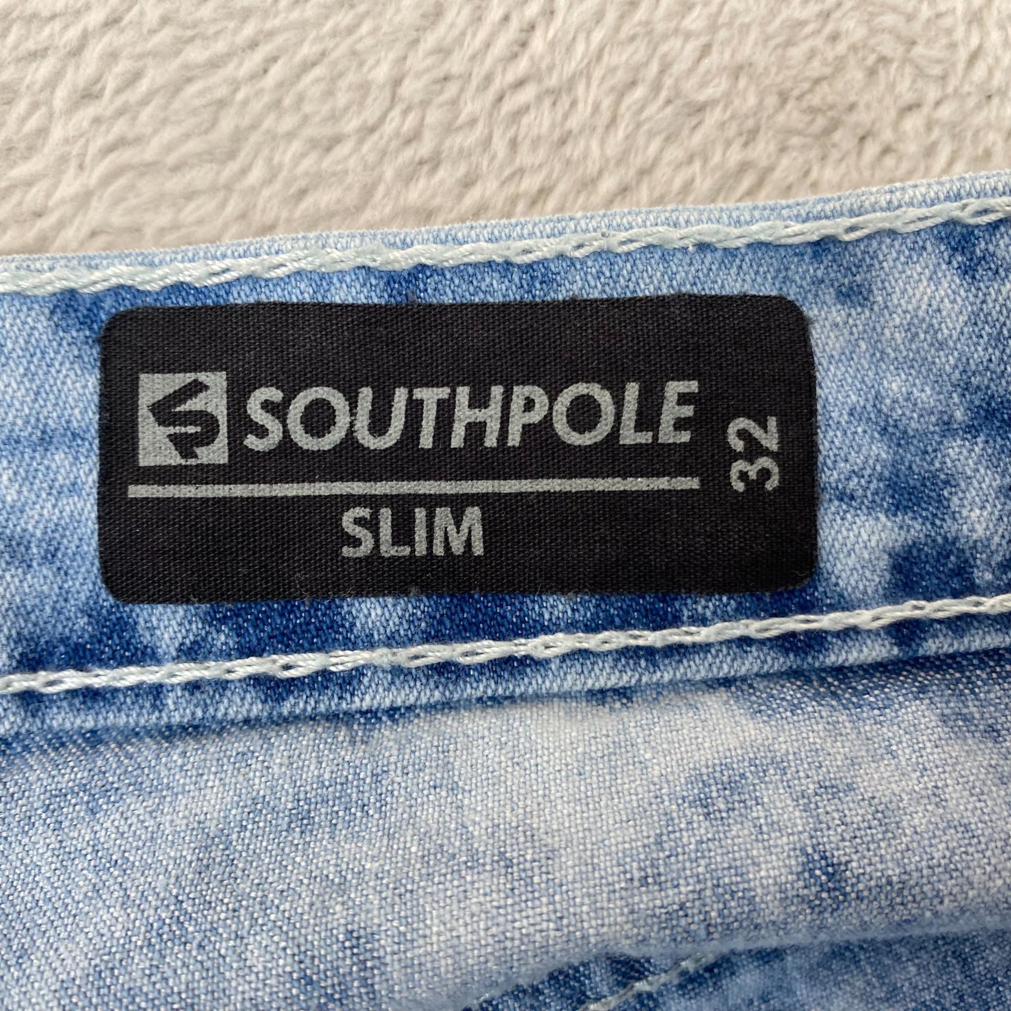 Southpole Southpole Mens Shorts Size 32 Slim Fit Acid Washed Retro Y2K Size US 32 / EU 48 - 4 Thumbnail
