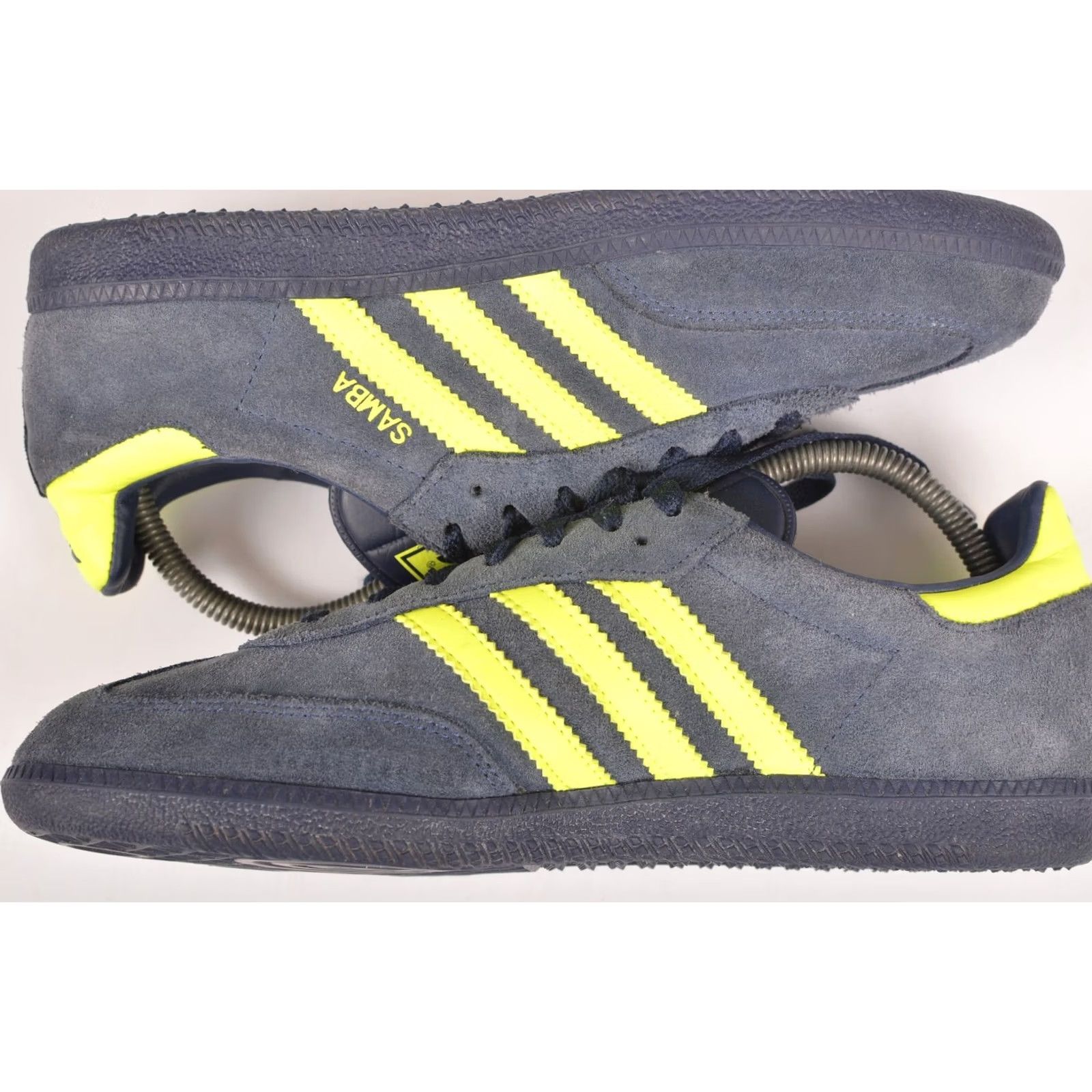 Adidas Adidas Originals Samba Navy Neon Vintage 2011 Low Top Sneakers Men US 8.5 42 G42694 Vintage Nascent Style Sneaker Shoes Size US M / EU 48-50 / 2 - 5 Thumbnail
