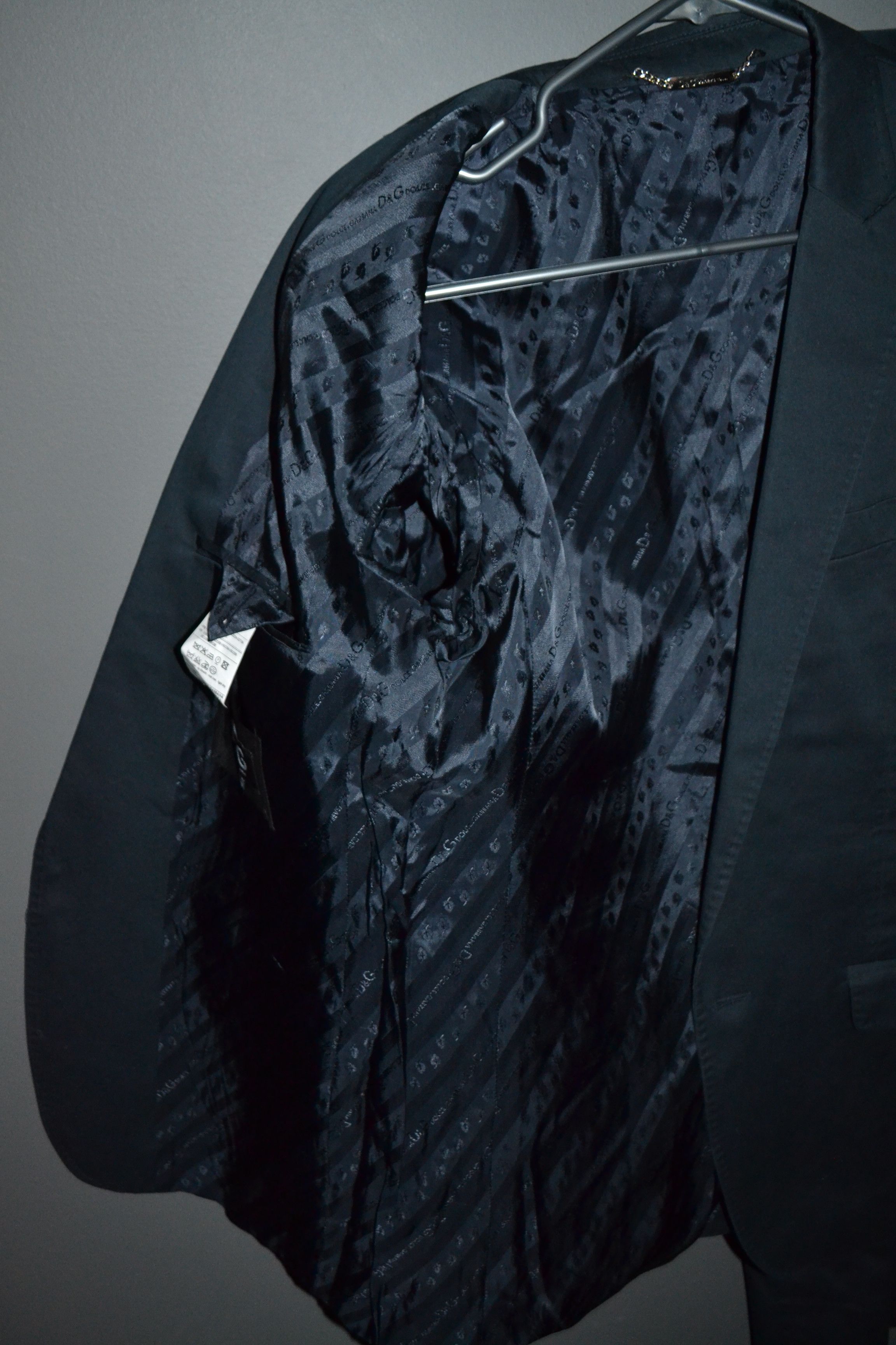 Dolce & Gabbana Dolce & Gabbana 1 Button Cotton Dark blue Suit Men's 54 Size US L / EU 52-54 / 3 - 13 Thumbnail