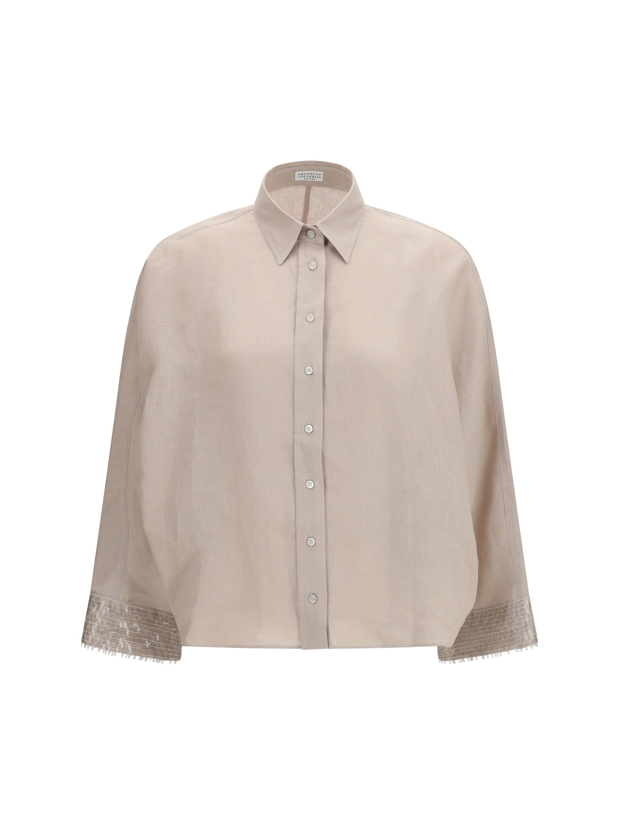 Brunello Cucinelli Linen Shirt Size S / US 4 / IT 40 - 1 Thumbnail
