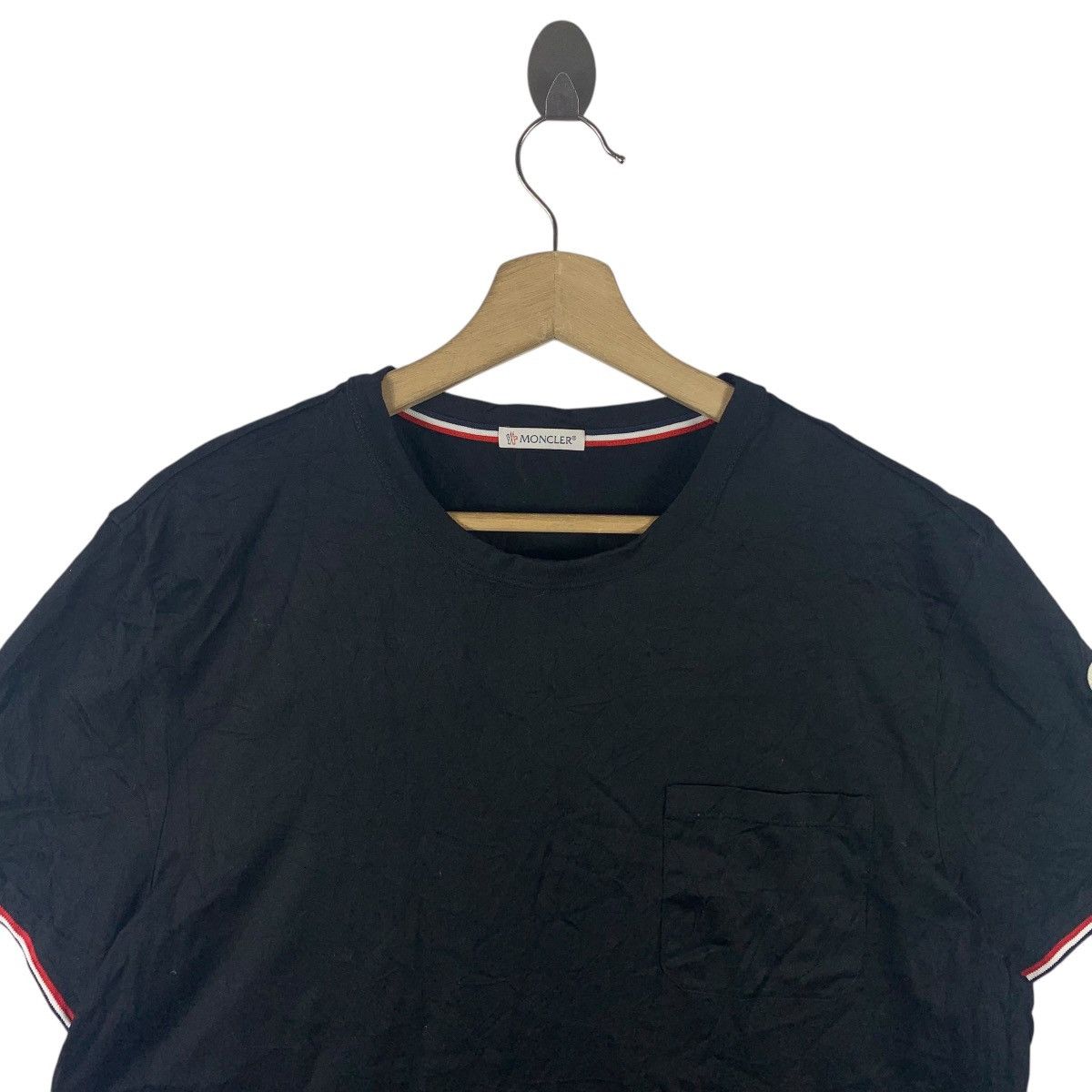Moncler MONCLER blue ringer tee Size US XL / EU 56 / 4 - 2 Thumbnail