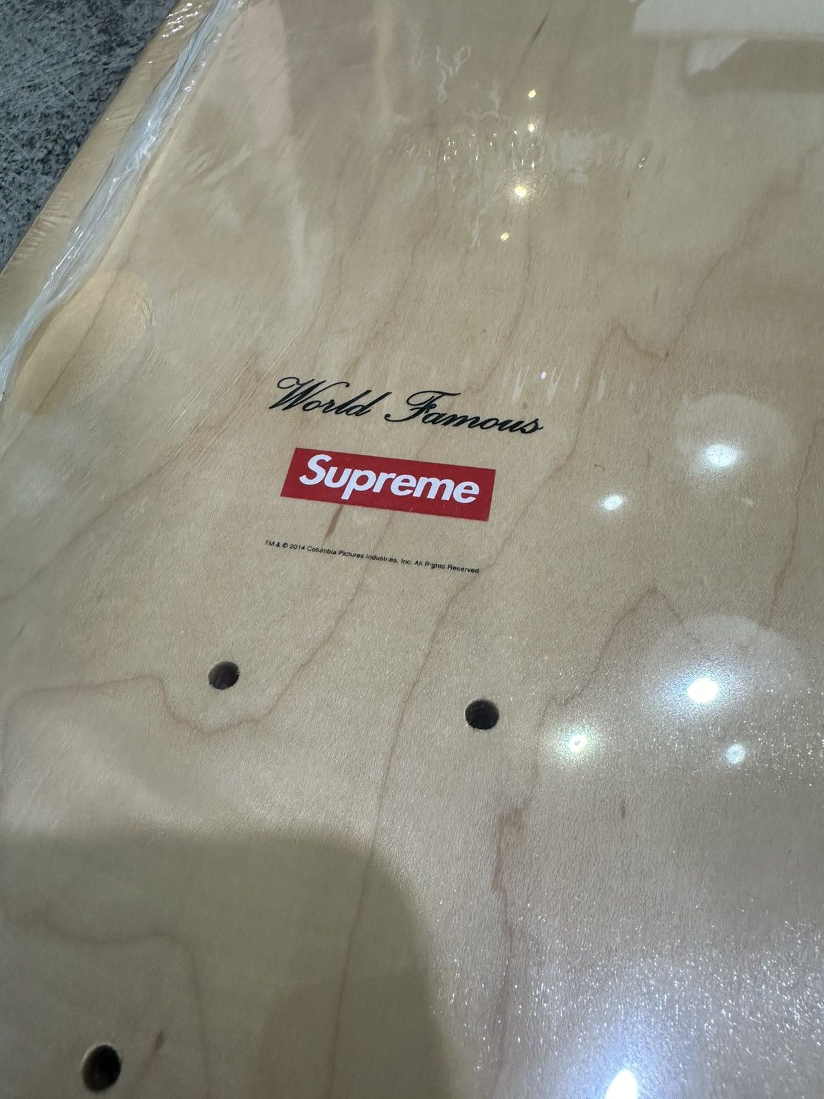 Supreme Supreme 20th Anniversary Taxi Driver Skateboard Deck Natural Size ONE SIZE - 5 Thumbnail